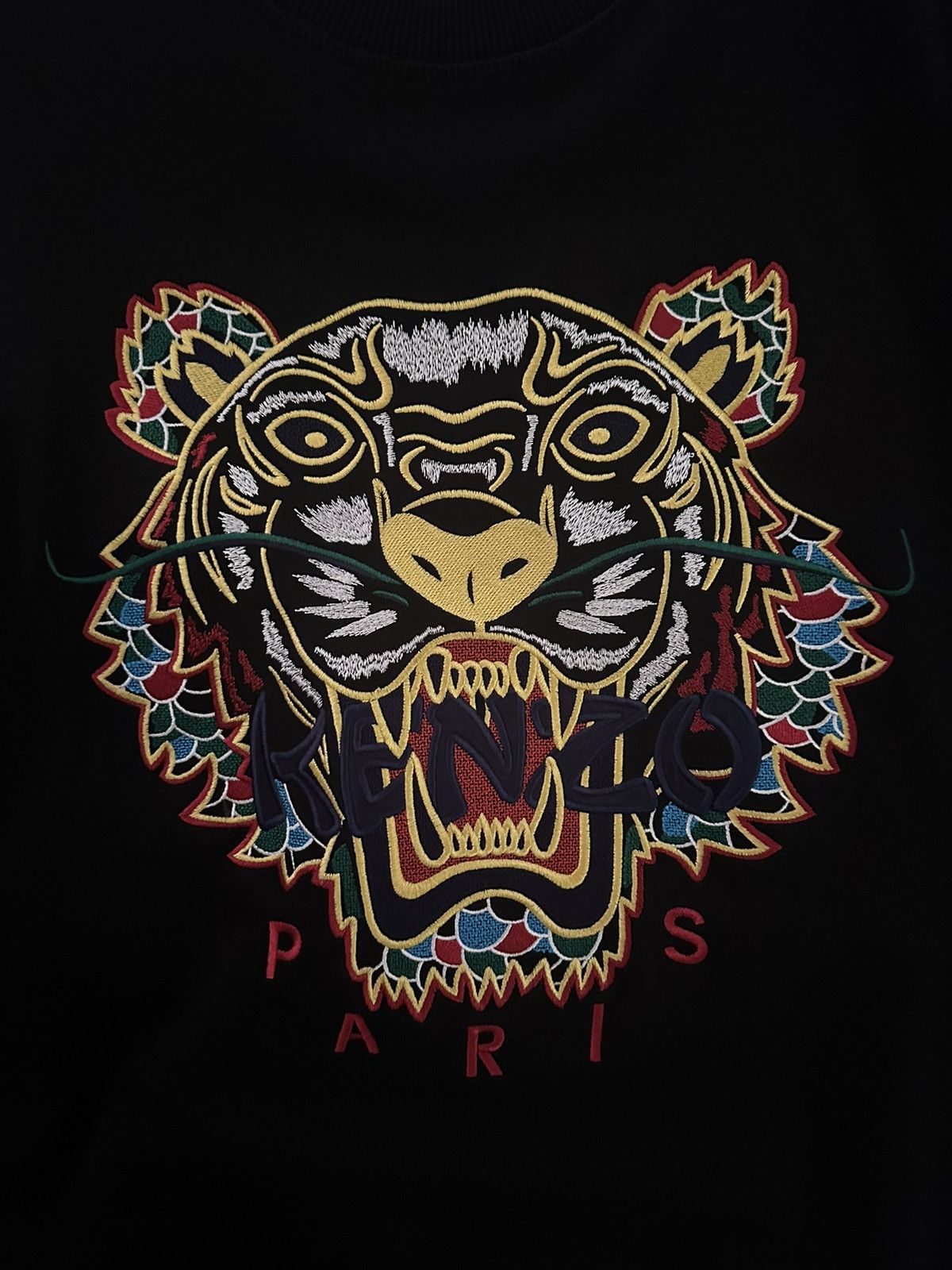 Kenzo KENZO DRAGON TIGER EMBROIDERED CREW SWEAT Size US XL / EU 56 / 4 - 2 Thumbnail