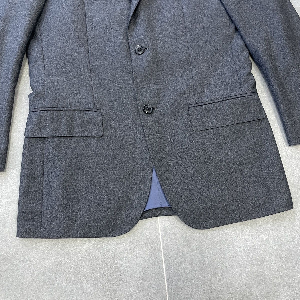 Suitsupply Suitsupply Wool Smart Suit Men Blazer 44R + Trousers Size 48 Size 44R - 4 Thumbnail