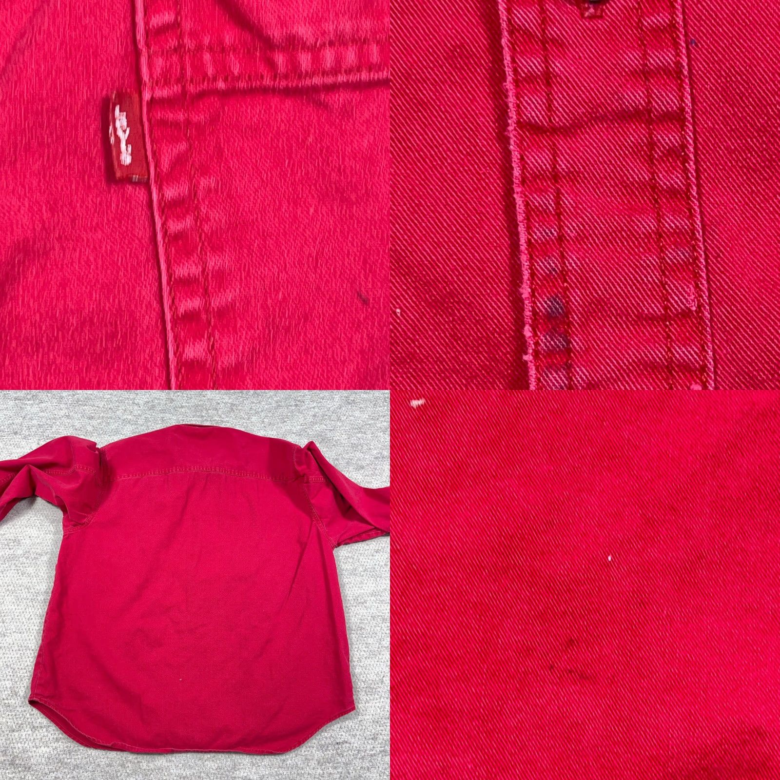 Levi's VINTAGE Levi's Denim Shirt Men XL Red Tab Button-Up Western 90s Cowboy Size US XL / EU 56 / 4 - 8 Thumbnail