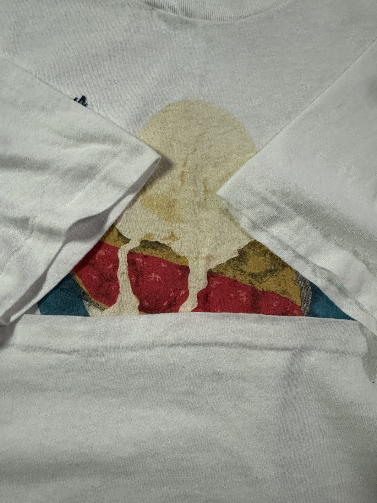 Vintage Stanley desantis twin peaks 1990 pie t shirt Size US L / EU 52-54 / 3 - 6 Thumbnail