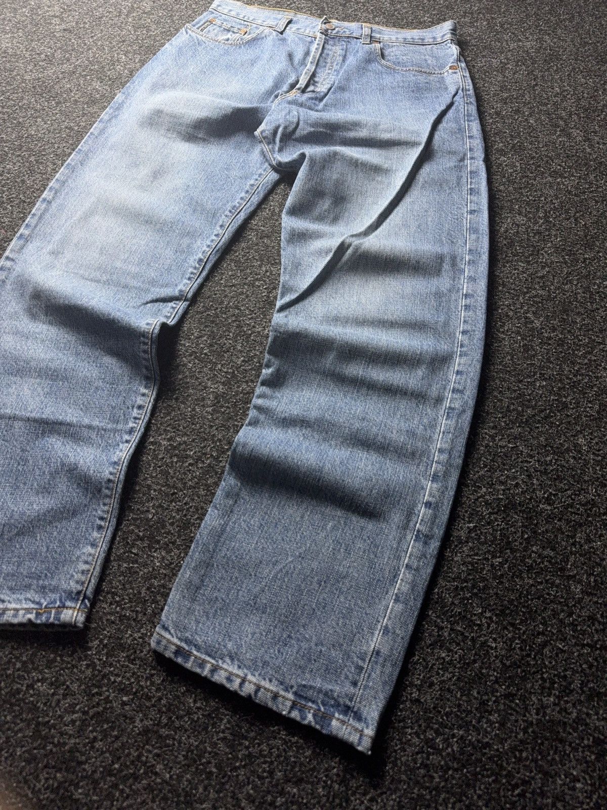 Peak Performance 90s Retro Peak Performance Italy Vintage Light Wash Jeans Size US 33 - 3 Thumbnail