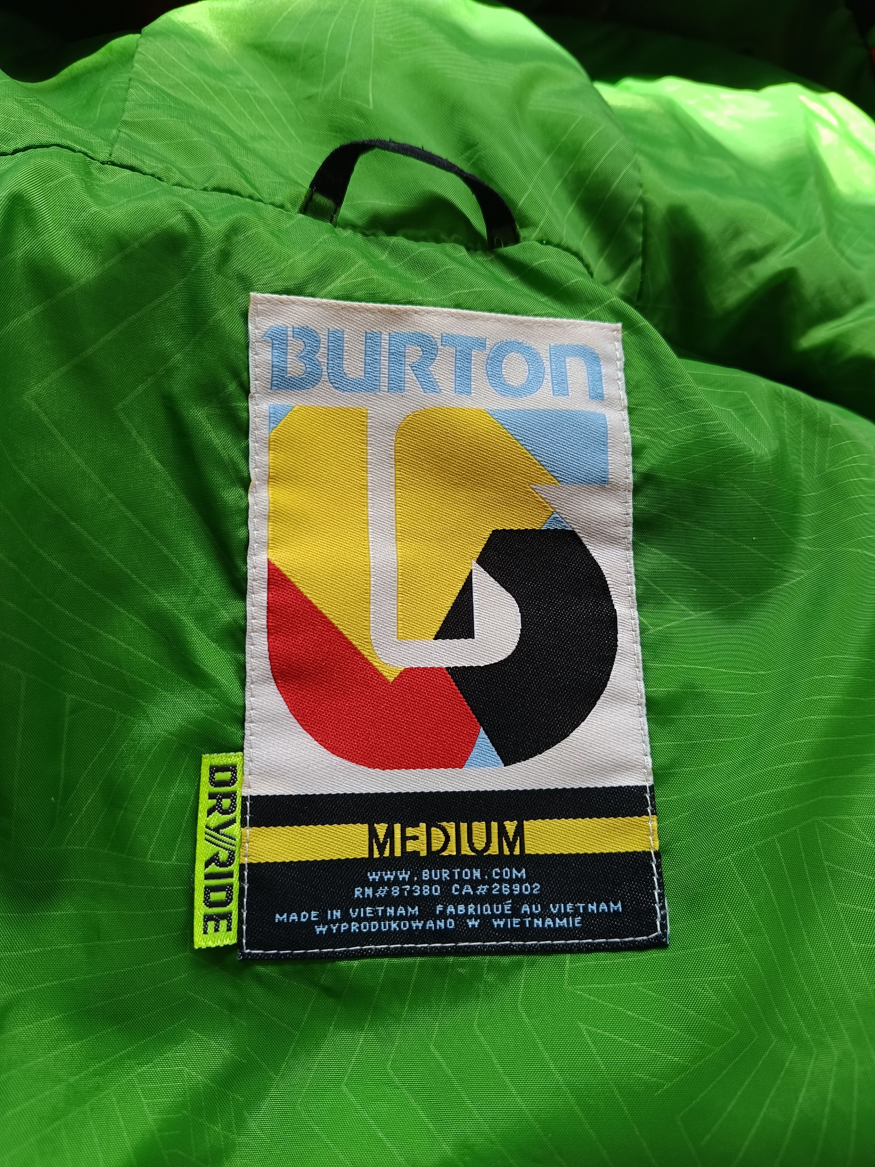 Burton BURTON Dryride Launch Striped Ski Snowboard Winter Jacket M Size US M / EU 48-50 / 2 - 12 Thumbnail