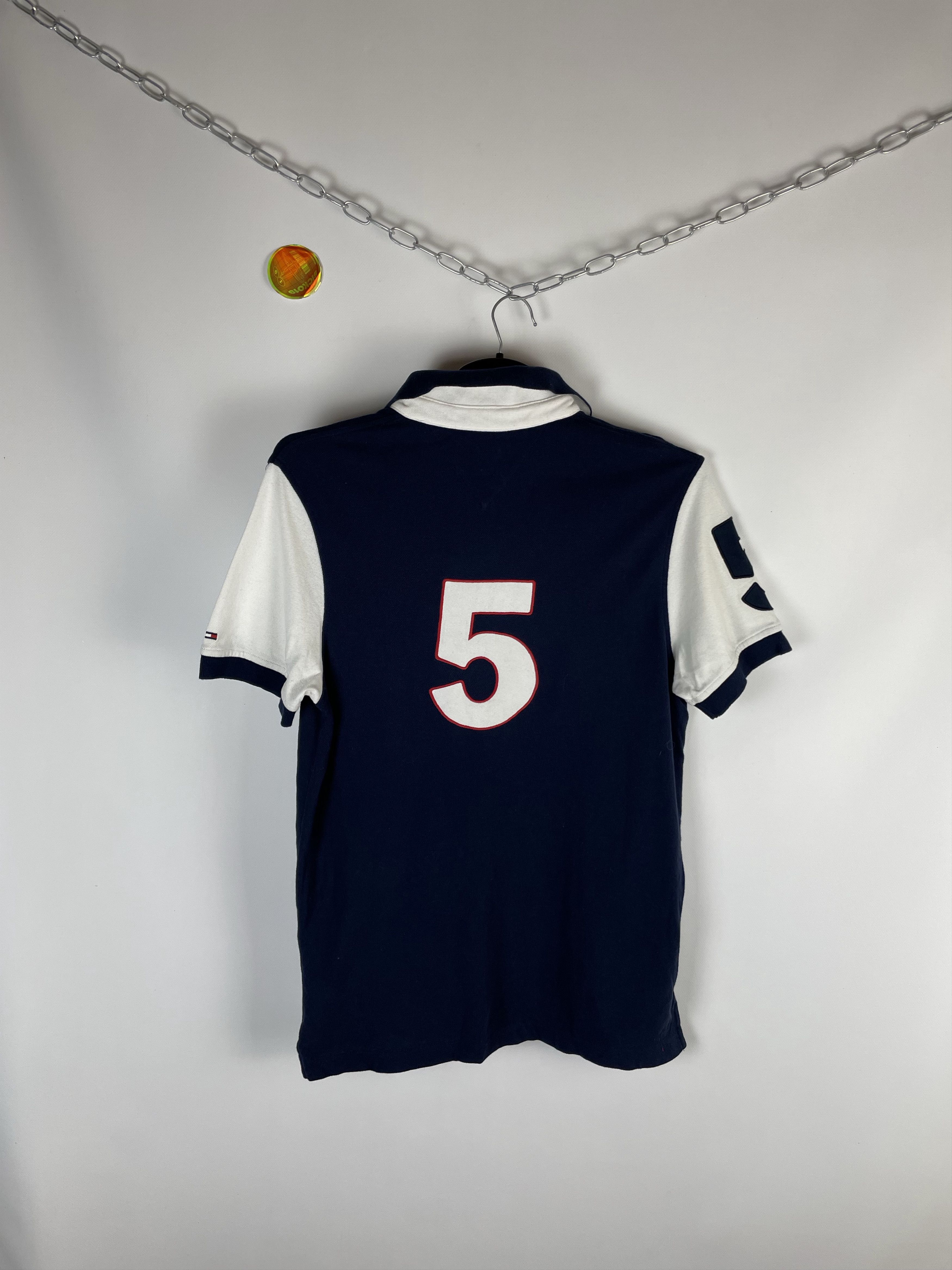 Tommy Hilfiger Vintage Tommy Hilfiger Polo T Shirt Rugby Big Logo 90s Size US M / EU 48-50 / 2 - 8 Thumbnail