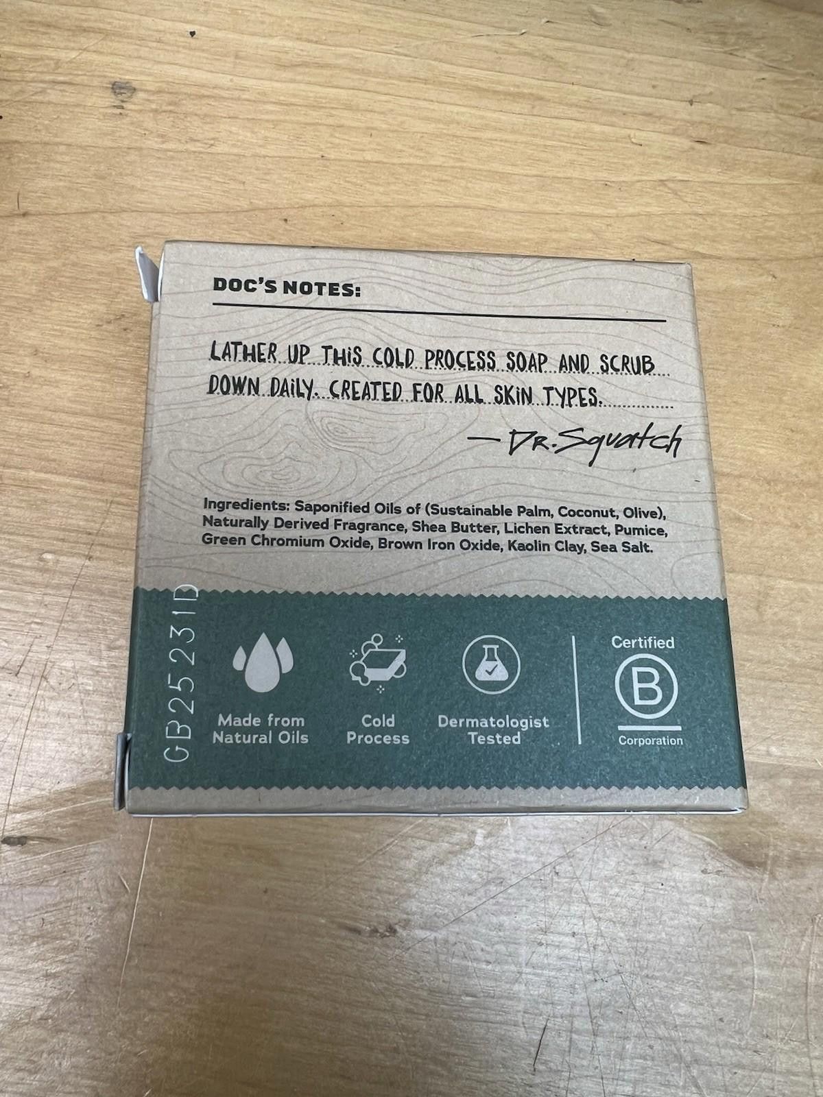 Other Dr Squatch Men's Natural Soap Sierra Storm 5 oz bar Size ONE SIZE - 6 Thumbnail