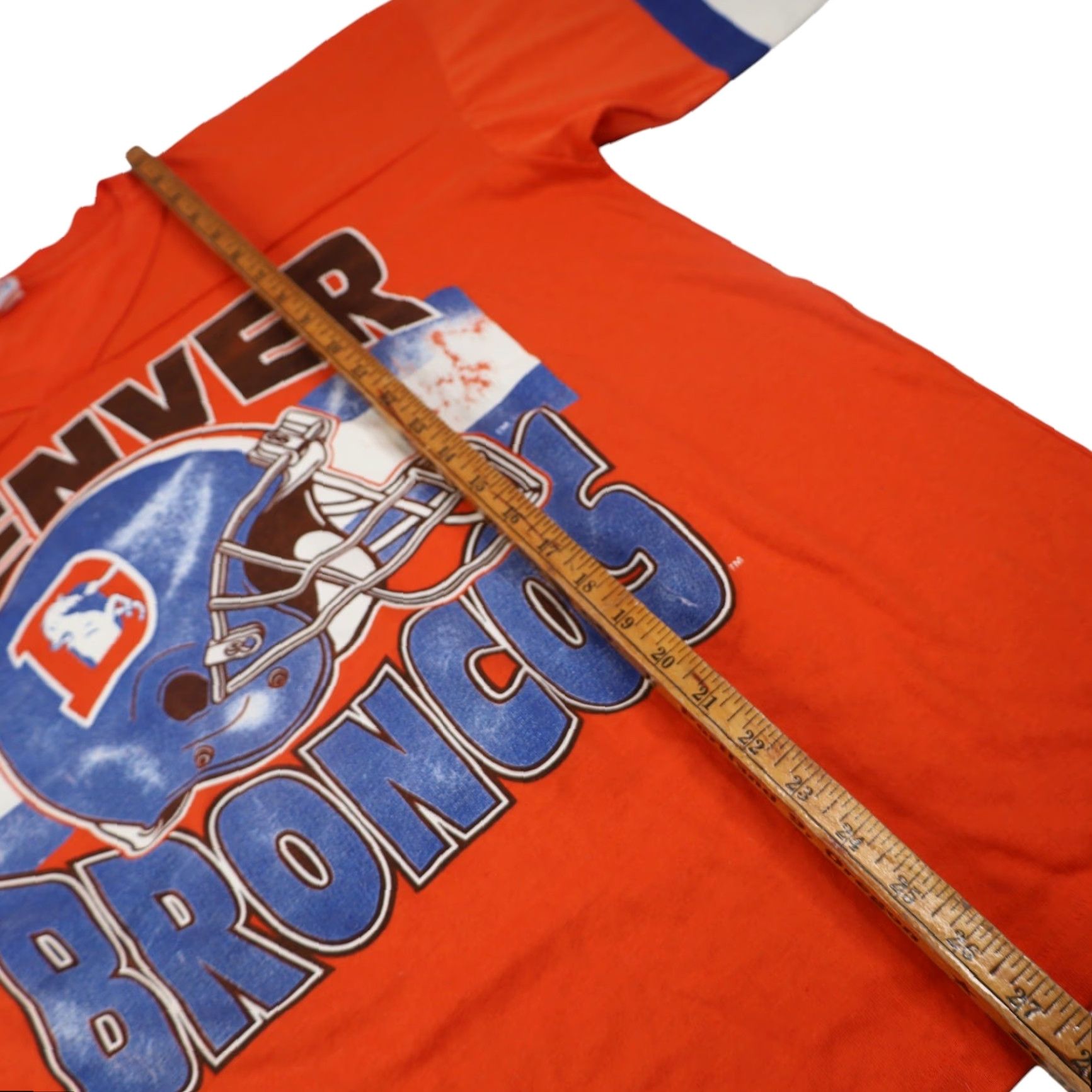 Vintage VINTAGE Denver Broncos Graphic T Shirt Shirt XL Men Orange 90s Mens Size US XL / EU 56 / 4 - 8 Thumbnail