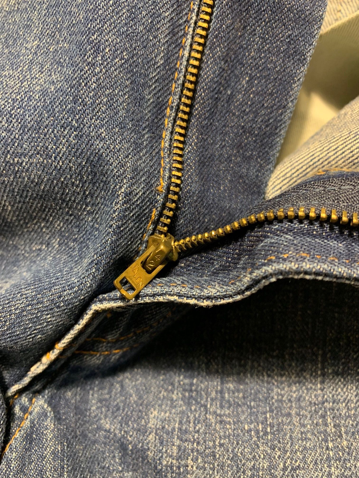 Levi's Vintage Clothing LVC SS18 606 Slim "Forever Blue" Orange Tab Jeans Big E Size US 38 / EU 54 - 7 Thumbnail