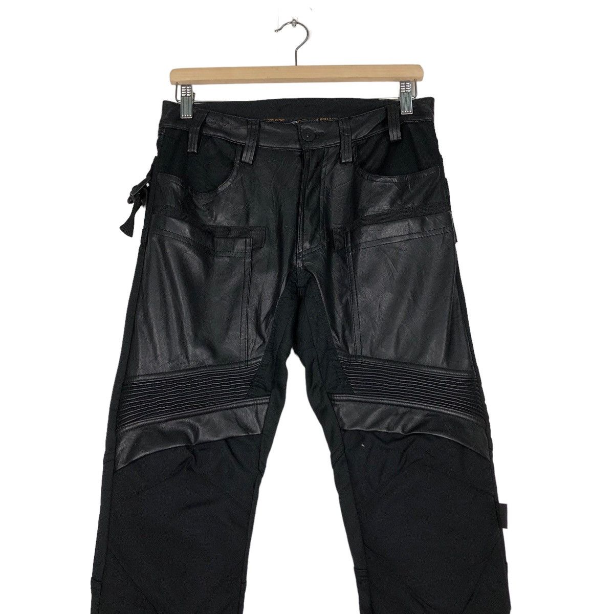 Japanese Brand 🔥Vtg Biker Pants Cargo Pocket Cordura Issey Miyake Size US 30 / EU 46 - 4 Thumbnail