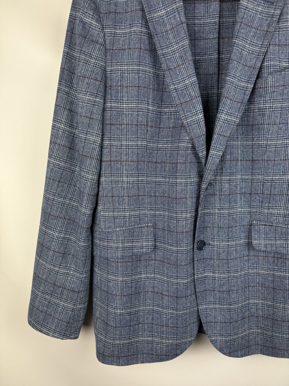 Hackett Hackett Cotton Linen Strch Pow CC Half Lined Blazer Jacket Size 40R - 7 Thumbnail