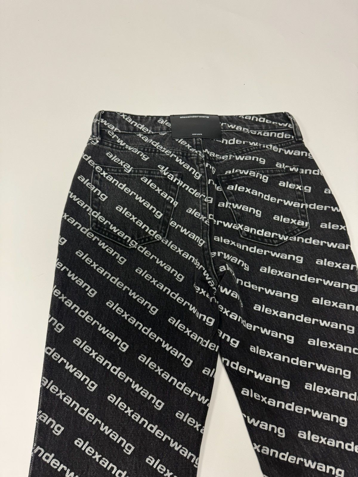 Alexander Wang Alexander Wang Falling Back Logo Women’s Denim Size 24" / US 00 / IT 34 - 8 Thumbnail