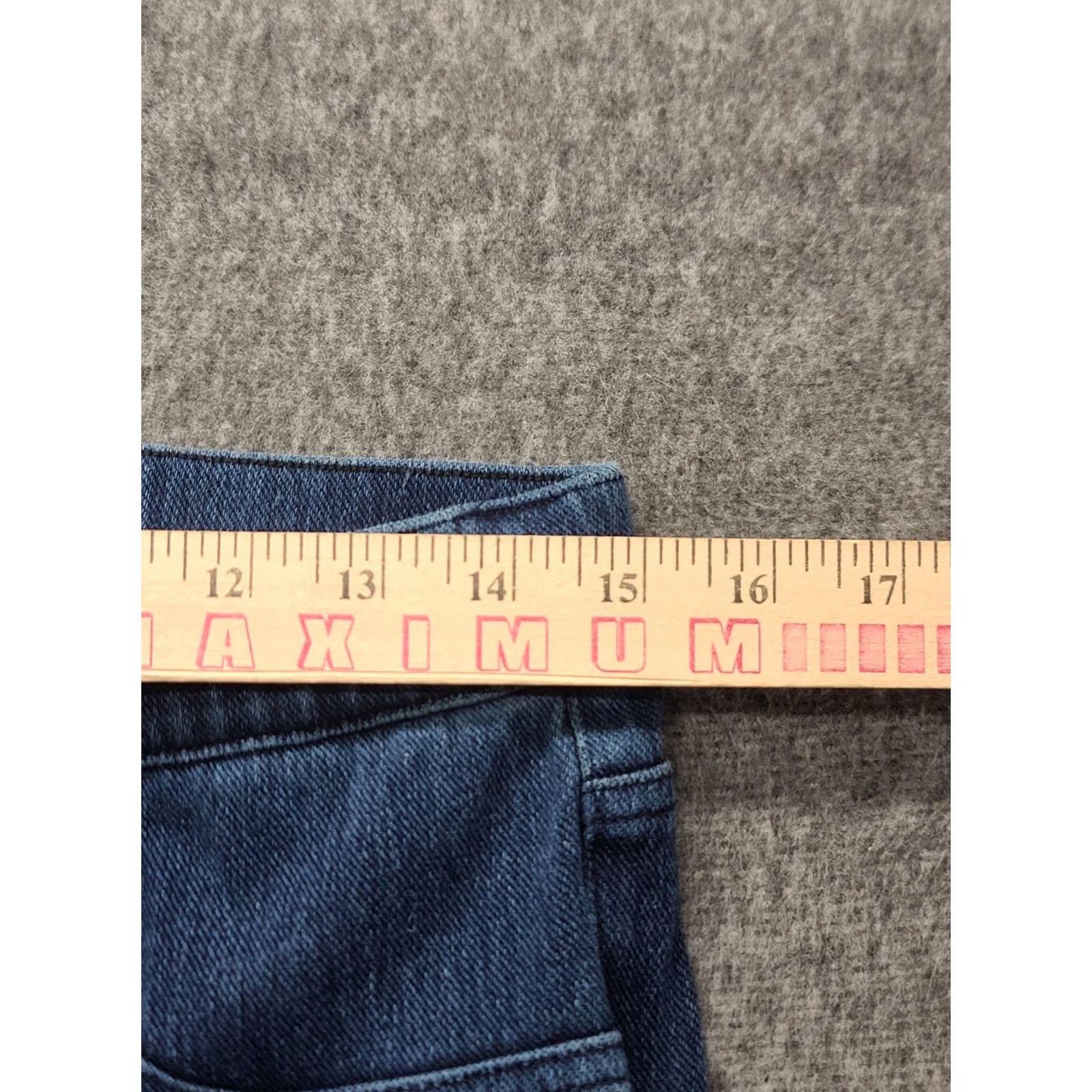 Spanx Spanx Jeans Womens L Ankle Cut High Rise Slimming Shapewear Jeggings Distressed Blue Denim Size 36" / US 14 / IT 50 - 3 Thumbnail