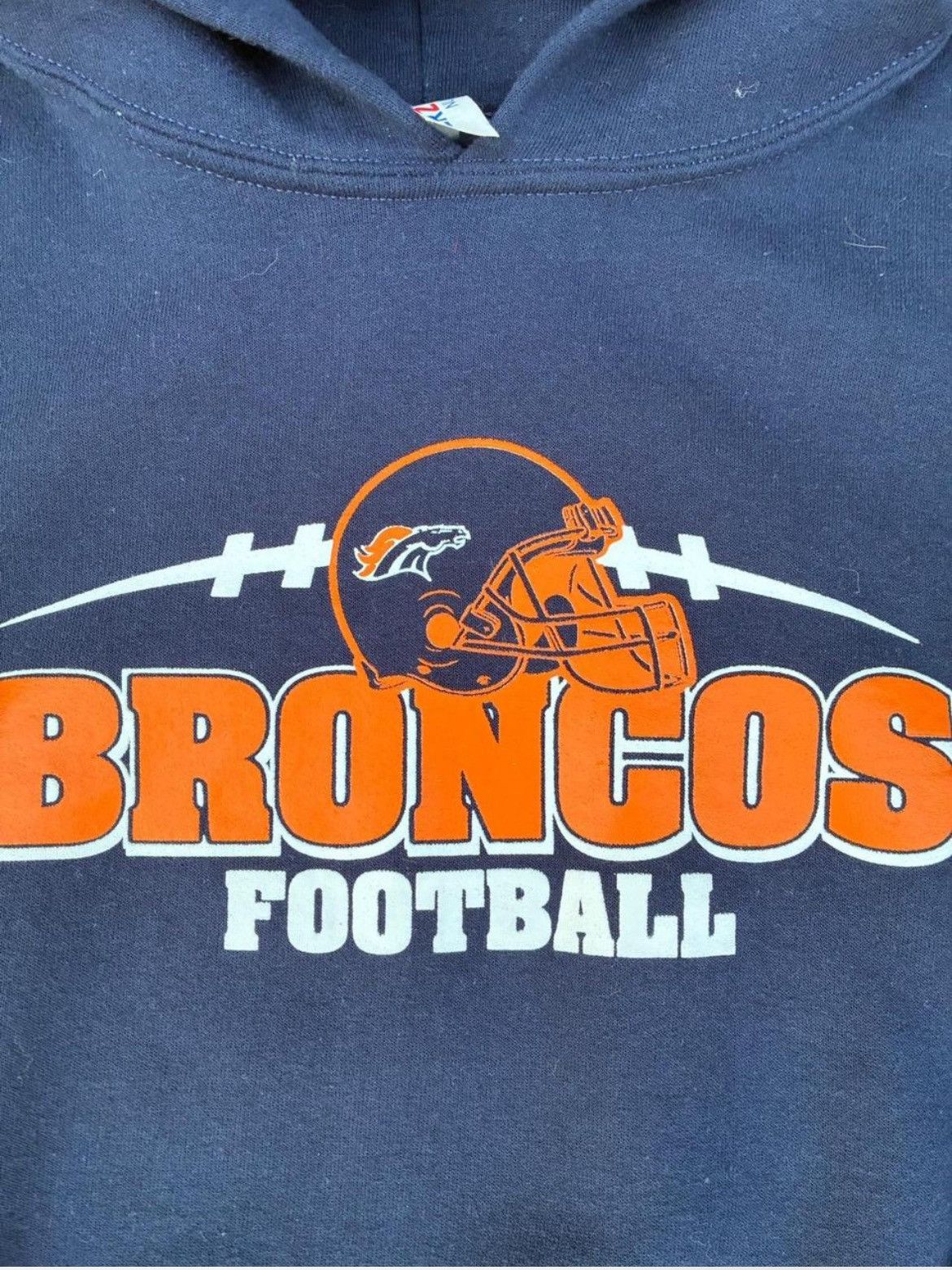 Jerzees Vintage navy blue Denver Broncos hoodie by Jerzees Size US S / EU 44-46 / 1 - 2 Thumbnail