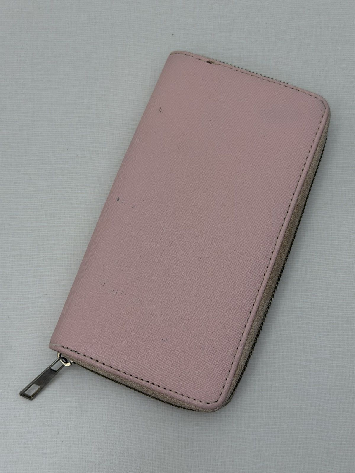 Tory Burch ToryBurch Pink Saffiano Leather ZipAround Continental Wallet Size ONE SIZE - 4 Thumbnail