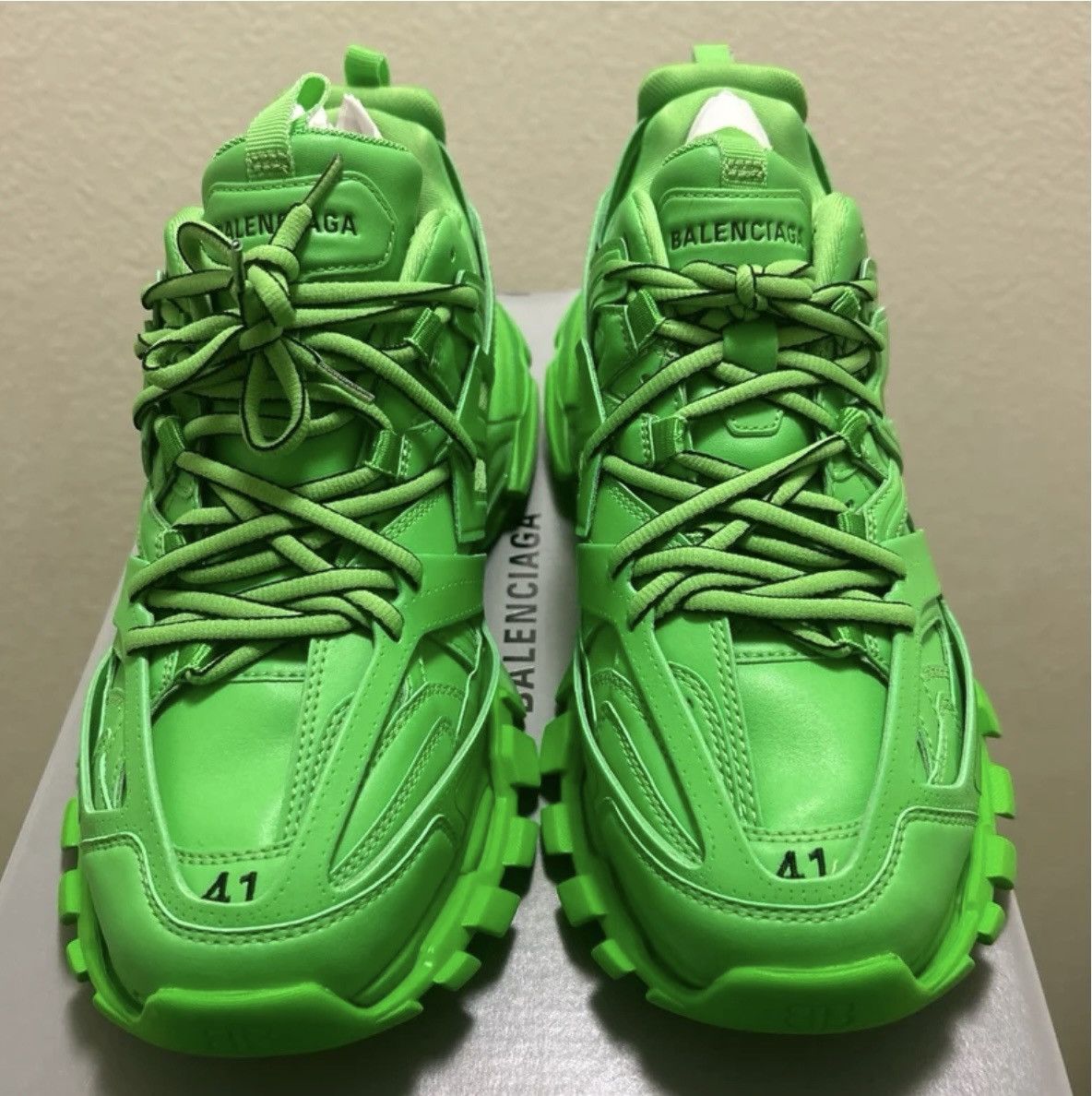 Balenciaga Balenciaga leather Track Trainers Size US 8 / EU 41 - 3 Thumbnail