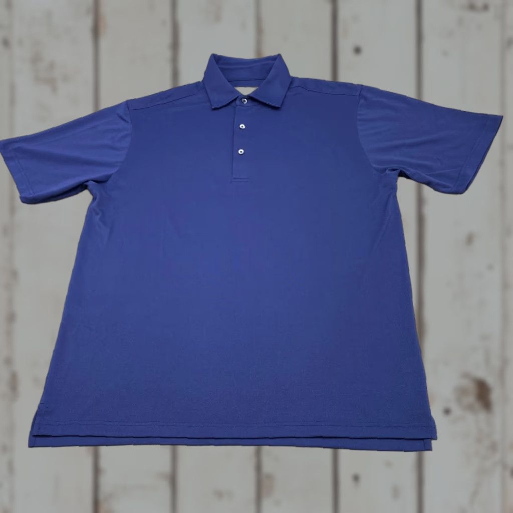 Vintage Donald Ross Polo Shirt Men’s Medium Blue Short Sleeve 6441 Polo Shirt Golf Shirt Men Blue Short Sleeve 6441 Size US M / EU 48-50 / 2 - 1 Thumbnail