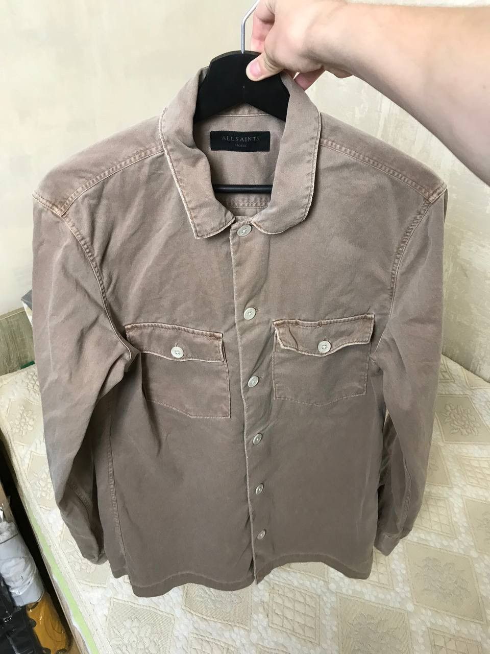 Allsaints 🔥 Allsaints Spotter Long Sleeve Shirt Overshirt Button Up Size US S / EU 44-46 / 1 - 7 Thumbnail
