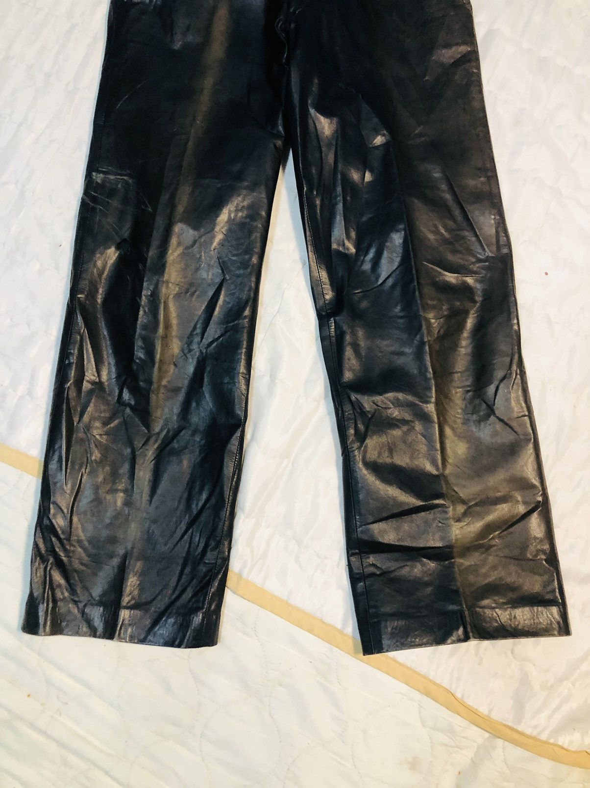 Japanese Brand Art Glenhill Leather Pants (5) Size US 29 - 4 Thumbnail
