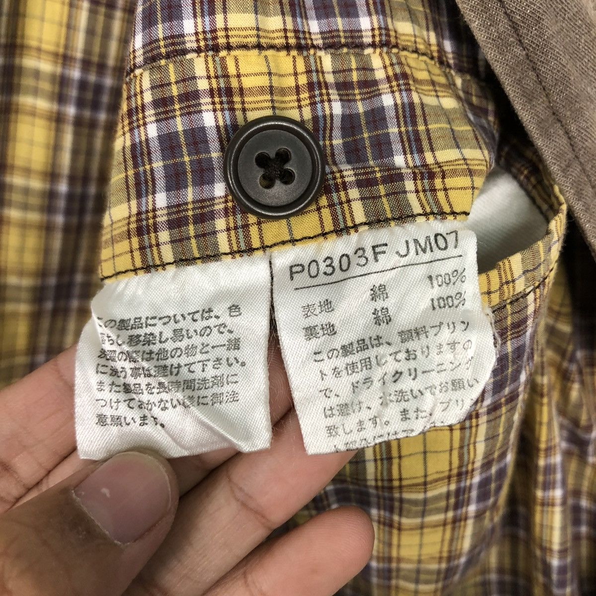 Japanese Brand 🔥VTG BOMBER JACKET KARL HELMUT BLANKET TARTAN ISSEY MIYAKE Size US M / EU 48-50 / 2 - 22 Thumbnail