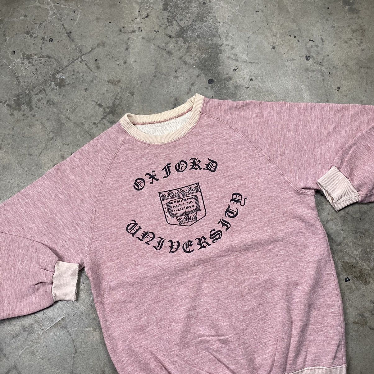 Vintage Rare 90s Oxford University Seas Sports Chrome Heart Crewneck Size US M / EU 48-50 / 2 - 5 Thumbnail