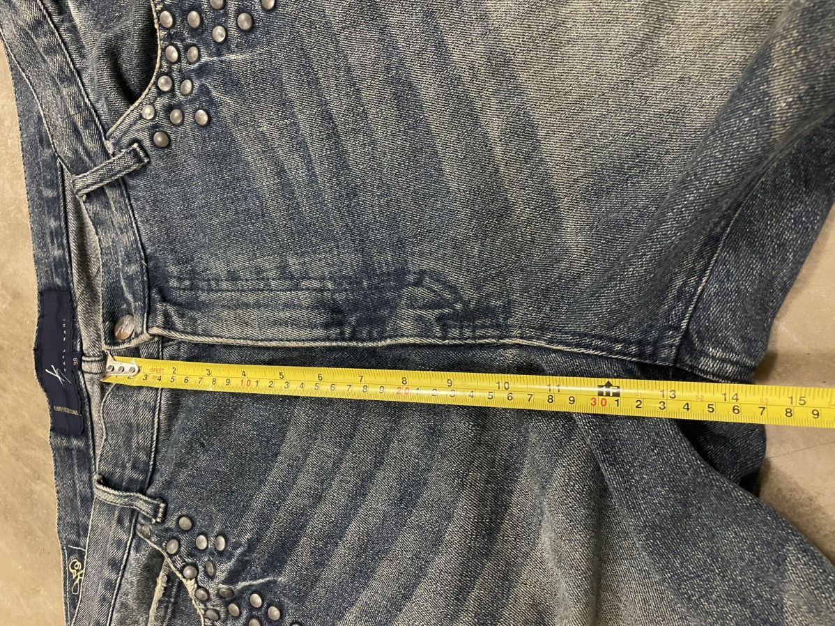 Designer × Karl Kani Karl Kani Baggy Studded Jeans Distressed Denim Size US 38 / EU 54 - 16 Thumbnail