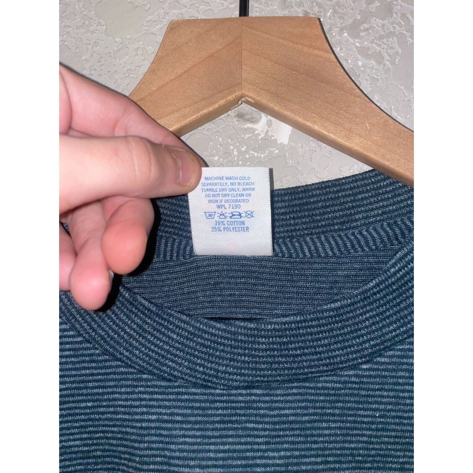 Vintage 90s Vintage Blue Ridge Nature Mountains Green Shirt Striped Size US L / EU 52-54 / 3 - 8 Thumbnail