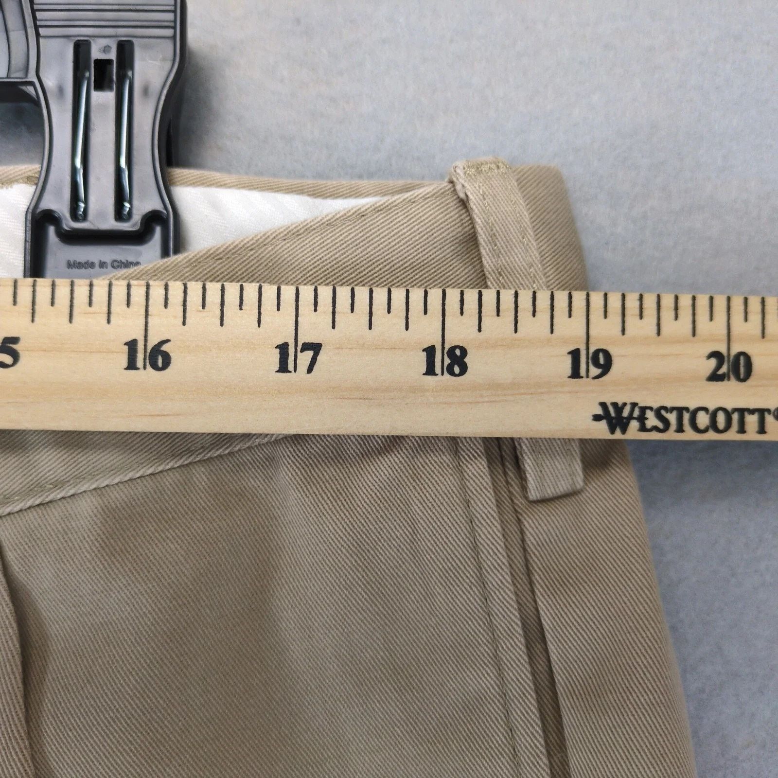 Lands' End Lands End Traditional Khaki Chino Pants Men's 38x28 Straight Size US 38 / EU 54 - 5 Thumbnail