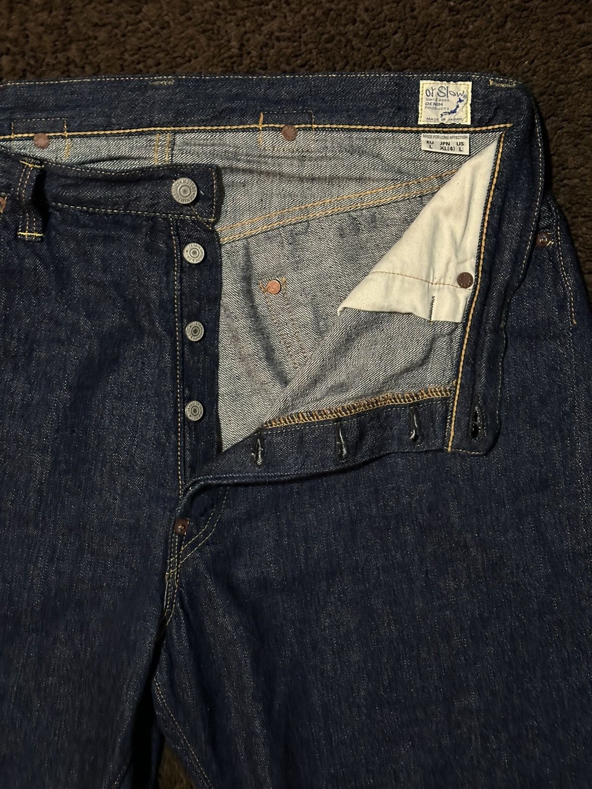 Orslow OrSlow GRAND DAD'S DENIM ONE WASH Size US 35 - 6 Thumbnail