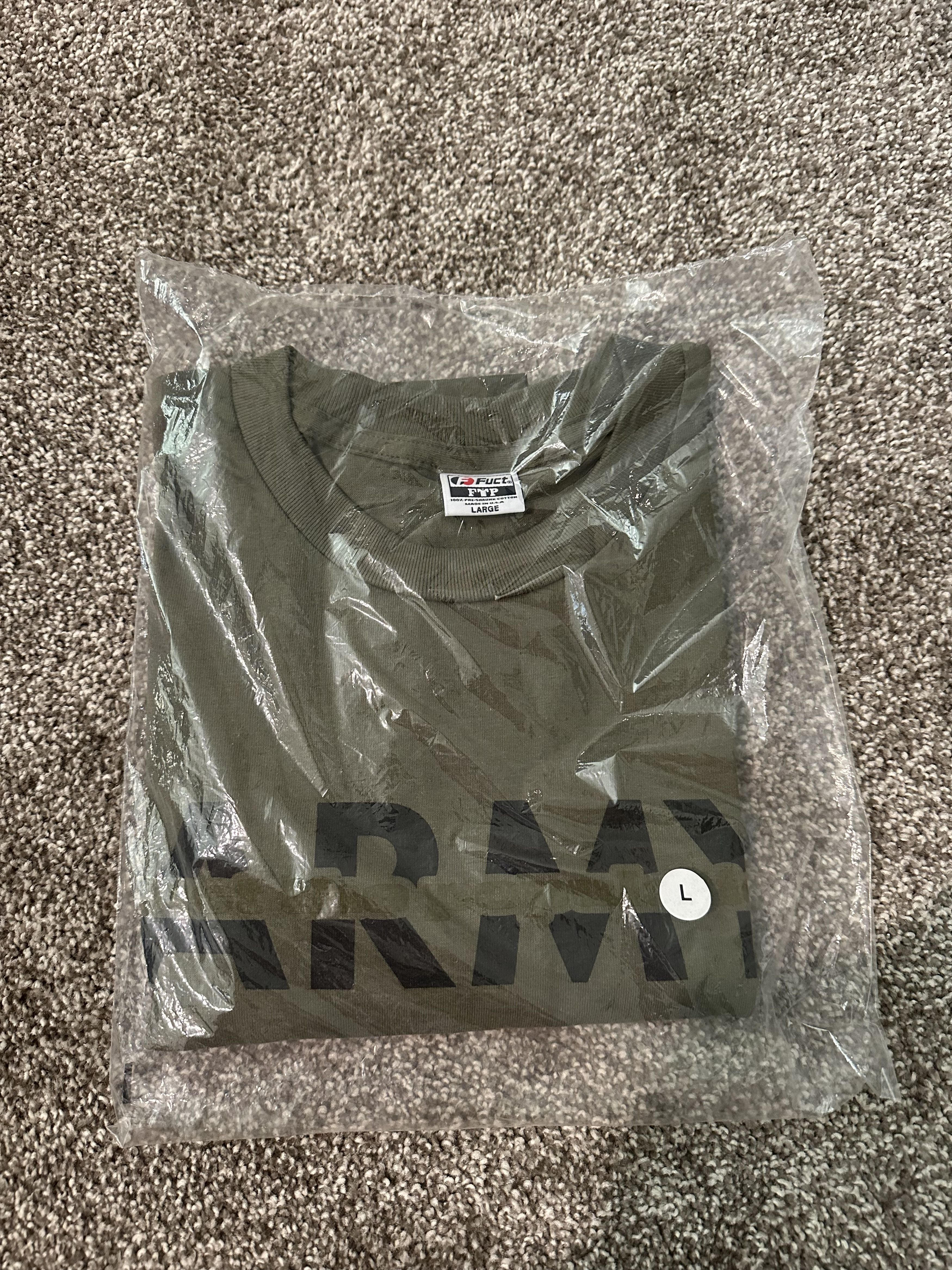 FUCT × Fuck The Population Fuct FTP Army tee Olive Green Size US L / EU 52-54 / 3 - 2 Thumbnail