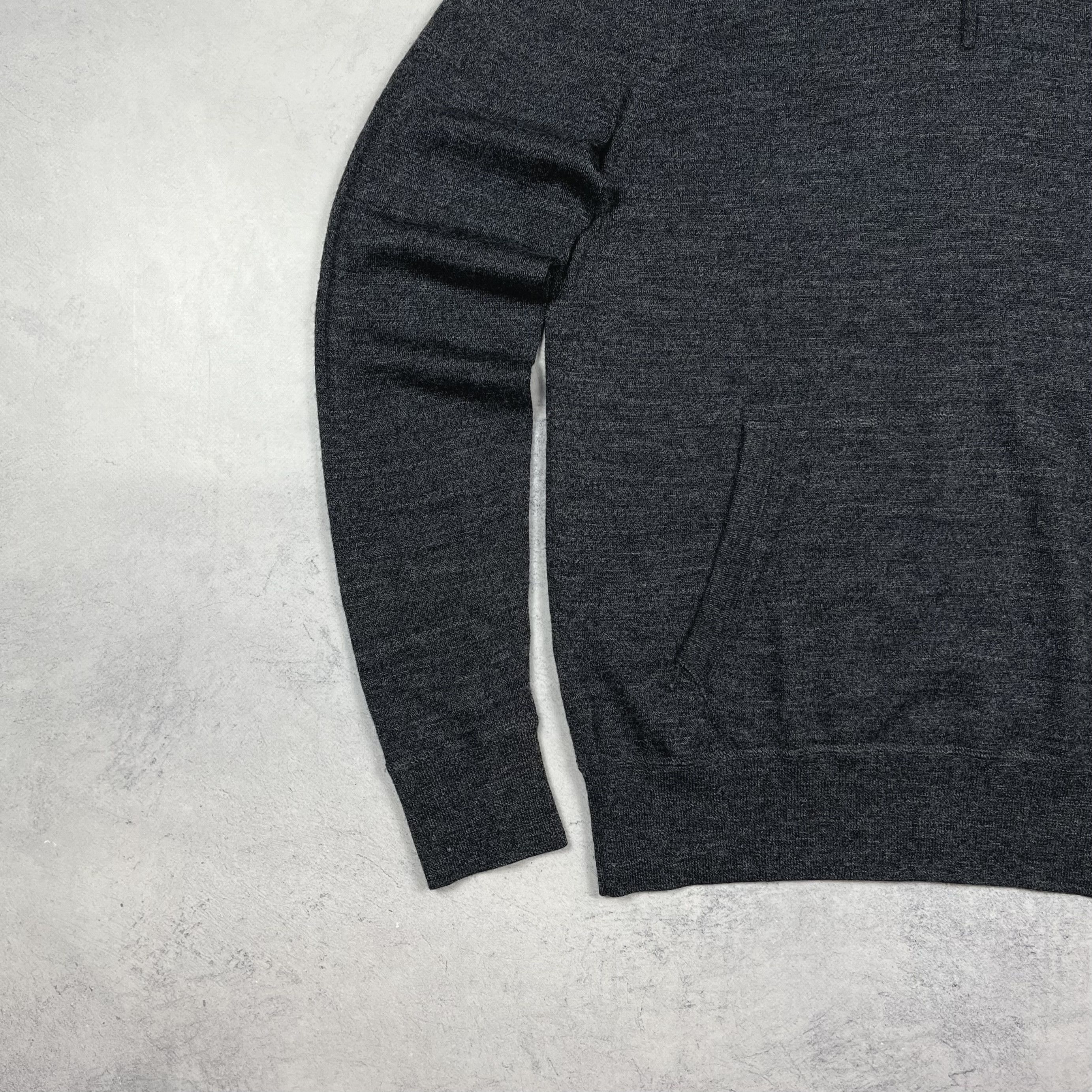 Allsaints Luxury AllSaints Mode Merino Wool Hoodie Size US L / EU 52-54 / 3 - 6 Thumbnail