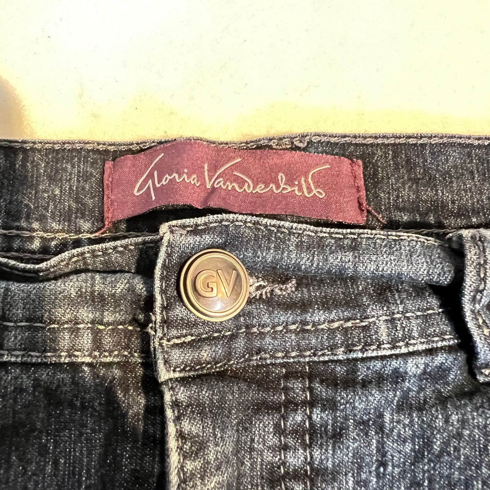 Gloria Vanderbilt Gloria Vanderbilt Jean Amanda 16 Average Made Egypt Stretch Size 38" / US 16 / IT 52 - 2 Thumbnail