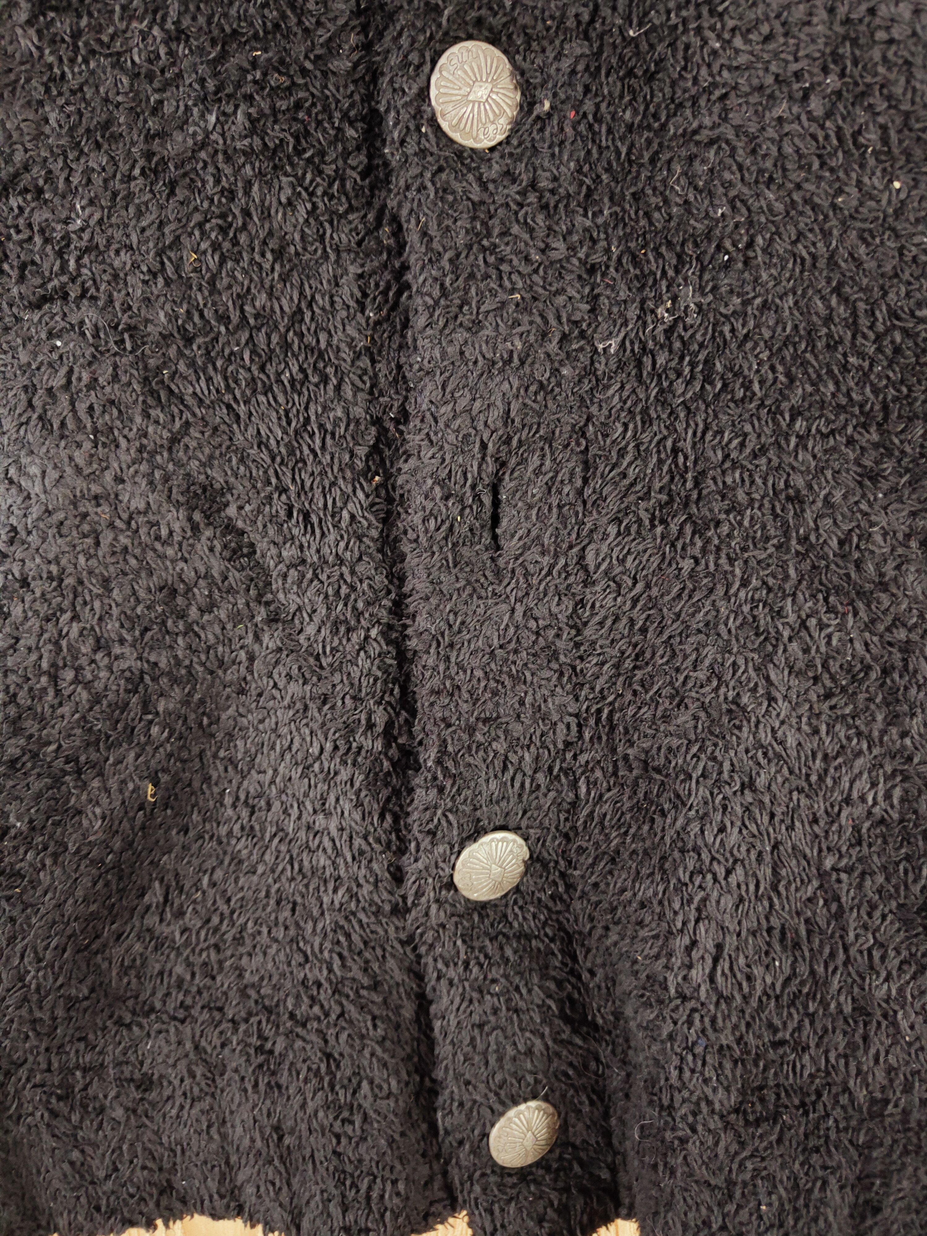 Japanese Brand Bayflow slow rise Black fleece Knitwear Cardigan #W263 Size M / US 6-8 / IT 42-44 - 3 Thumbnail