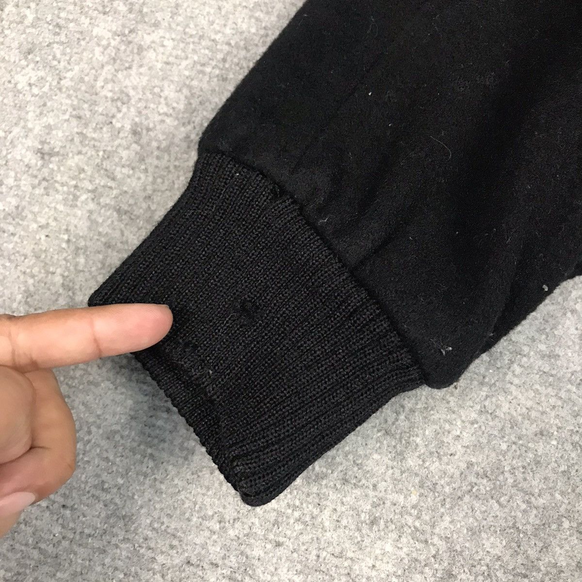 Japanese Brand VALENZAPO BLACK ZIPPER WOOL JACKET Size US M / EU 48-50 / 2 - 13 Thumbnail