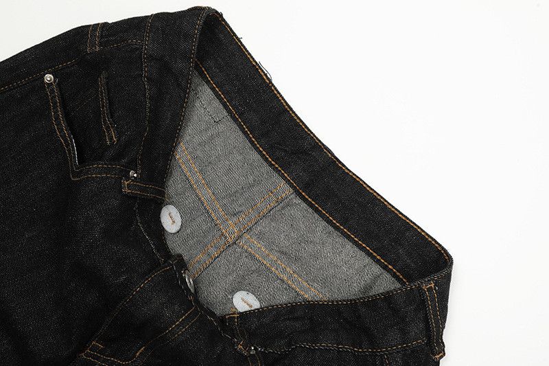 Japanese Brand Men's loose-fitting American retro washed wide-leg jeans Size US 32 / EU 48 - 4 Thumbnail