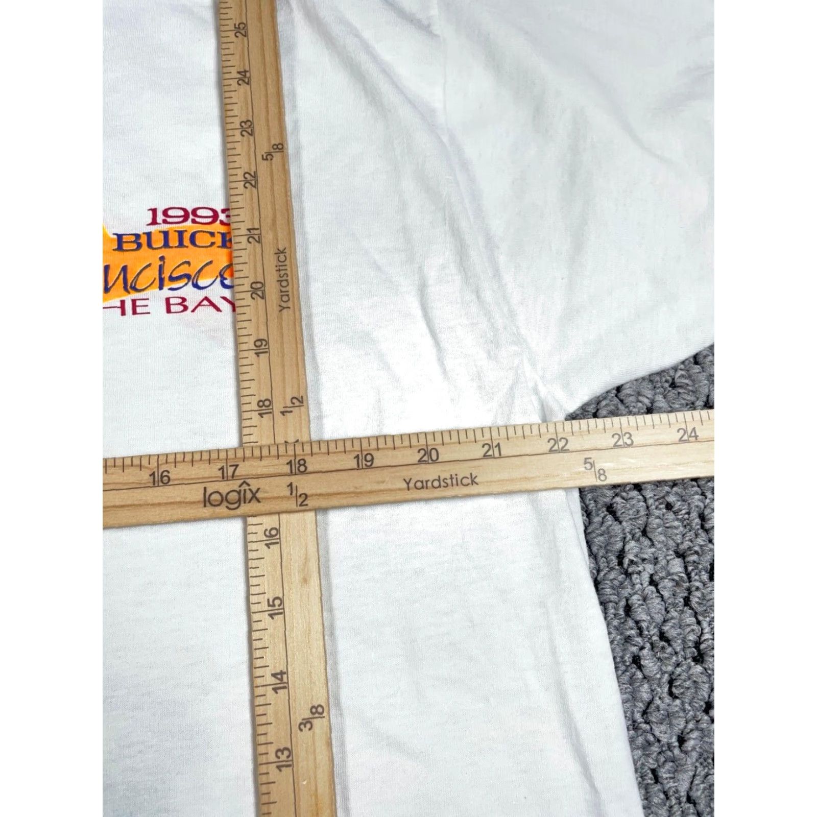 Vintage VTG Vintage San Francisco Buick By The Bay T-Shirt XL White Screen Stars Tag 1993 Size US XL / EU 56 / 4 - 7 Thumbnail