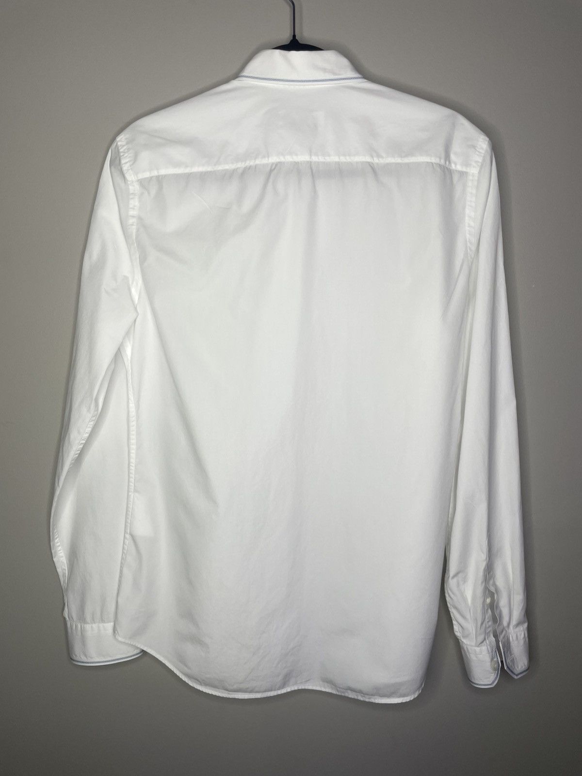 Prada Prada white shirt with contrast stitching. Size 39 /15-1/2 Size US M / EU 48-50 / 2 - 2 Thumbnail