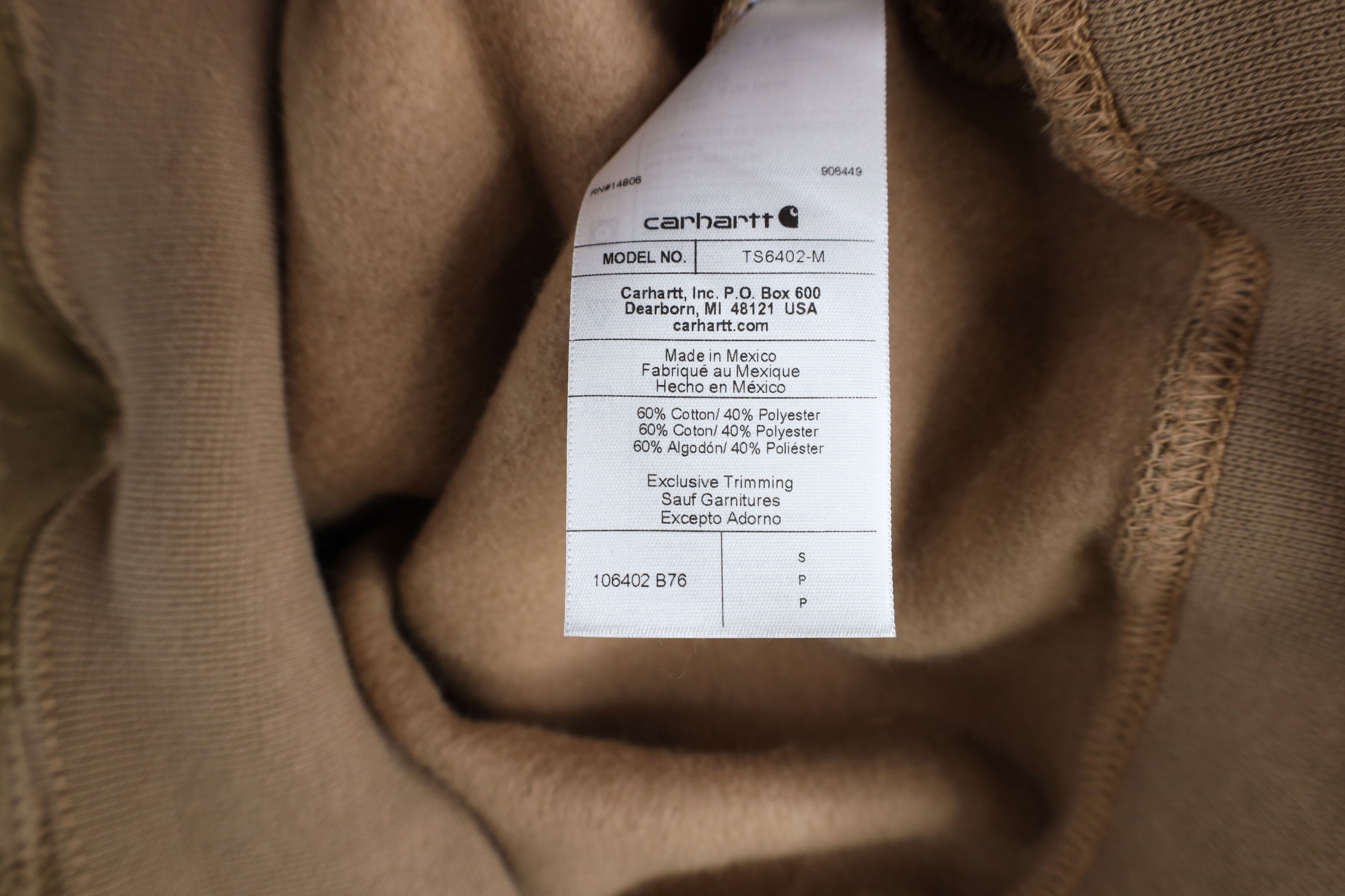 Carhartt × Vintage New Carhartt Spell Out Camouflage Hoodie Sweatshirt Brown Size US S / EU 44-46 / 1 - 10 Thumbnail