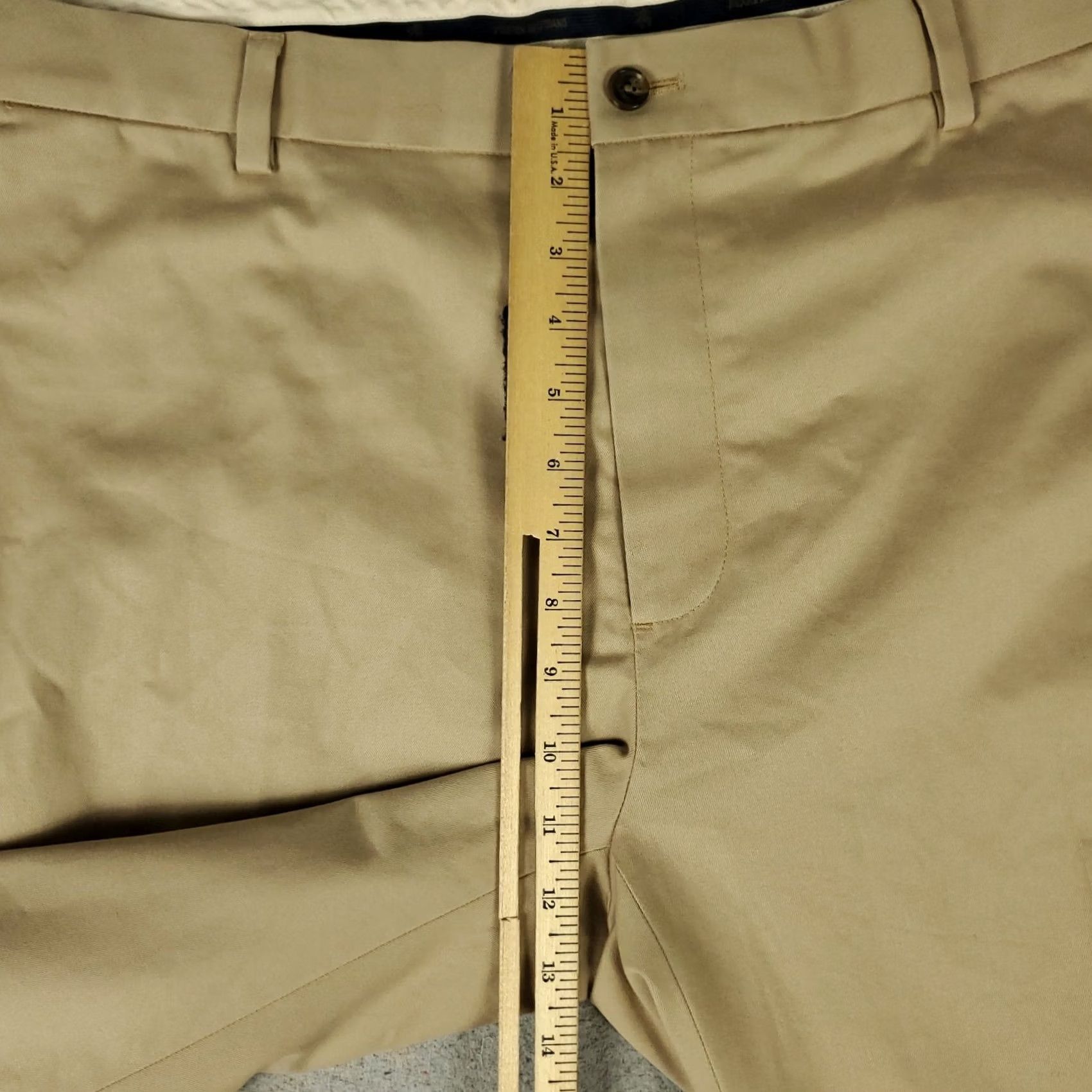 Brooks Brothers Brooks Brothers Pants Mens 42x30 Beige Regular Flat Front Chino Trousers Size US 42 / EU 58 - 3 Thumbnail