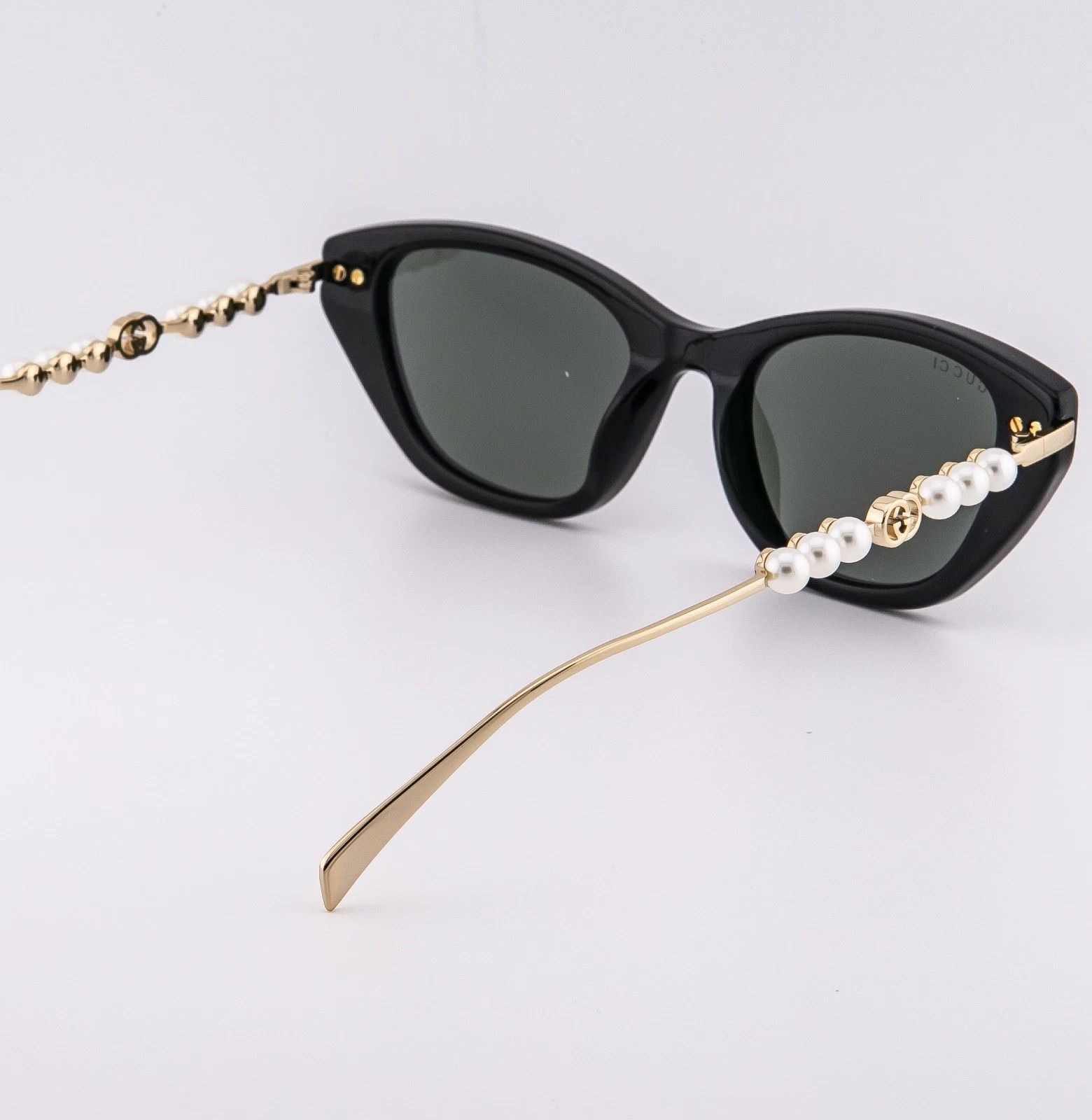 Gucci GUCCI GG1968S Gold Black 1968 GG Fashion Sunglasses 001 Size ONE SIZE - 3 Thumbnail