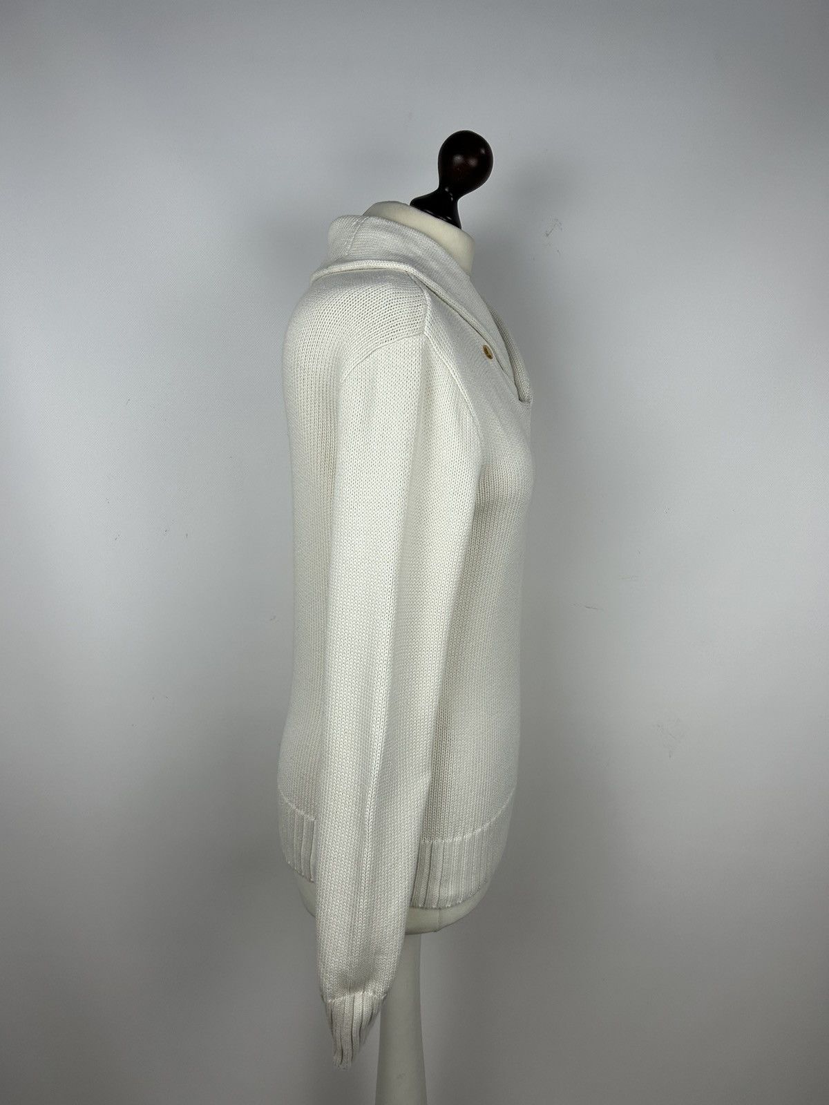 Ralph Lauren Sport Vintage Polo Ralph Lauren Sport Knit Sweater White Size L Size L / US 10 / IT 46 - 7 Thumbnail