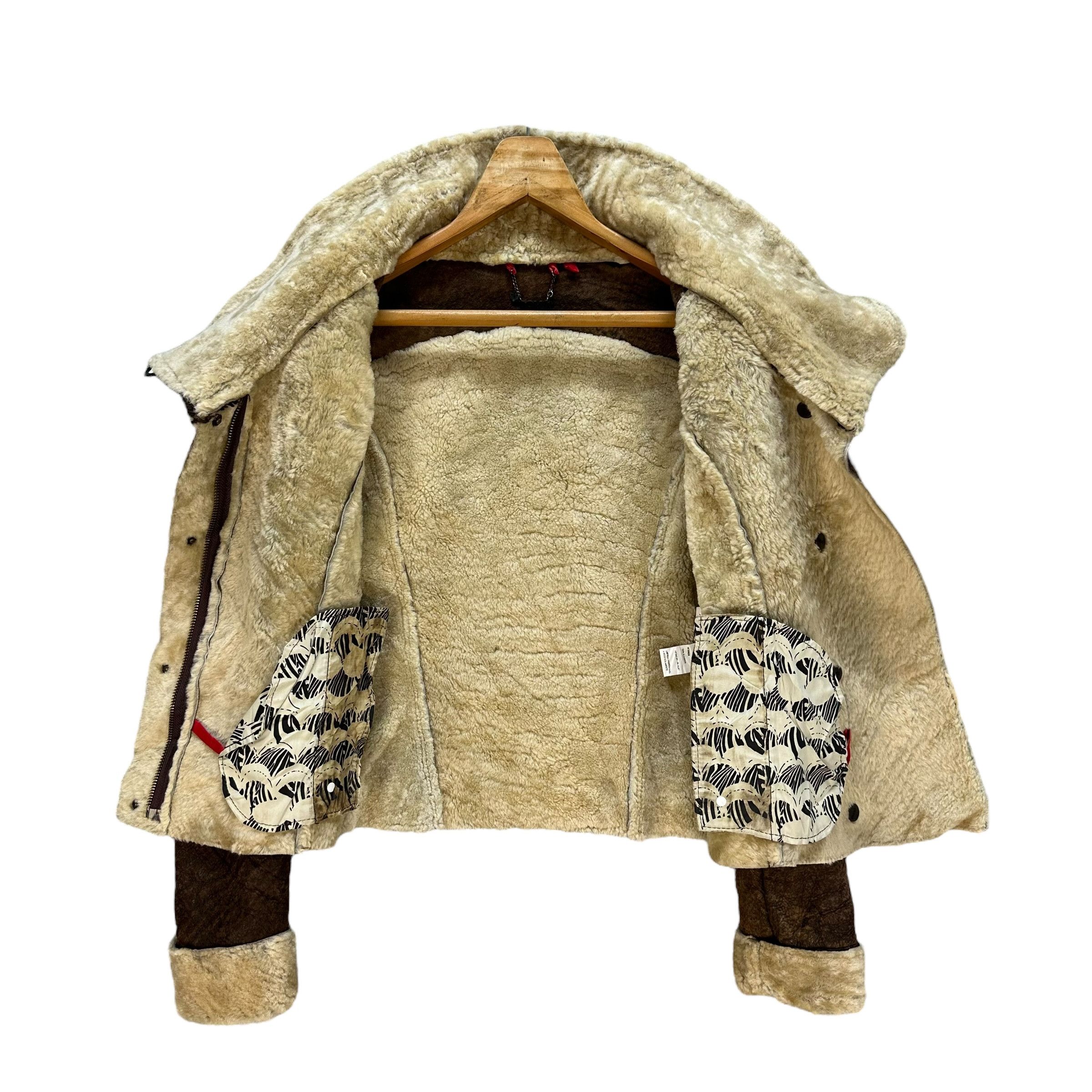 Genuine Leather DOMA LEATHER Jacket Women's Shearling Jacket #1511-A62 Size S / US 4 / IT 40 - 9 Thumbnail