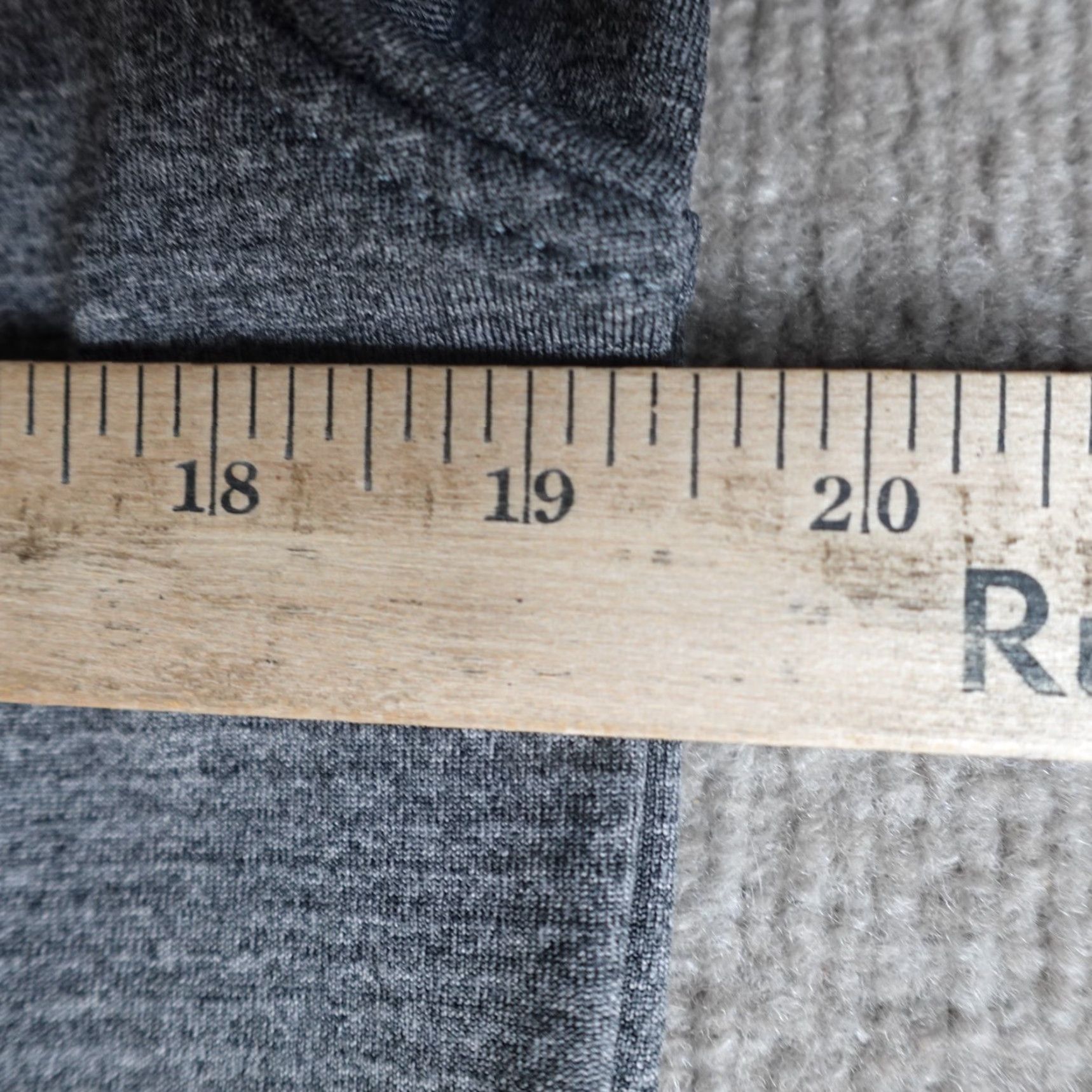 Vintage 01 Algo Sweater 1/4 Zip Gray Small Pullover Thermal Long Sleeve Wool Polyester Mens Retro Casual Size US S / EU 44-46 / 1 - 5 Thumbnail