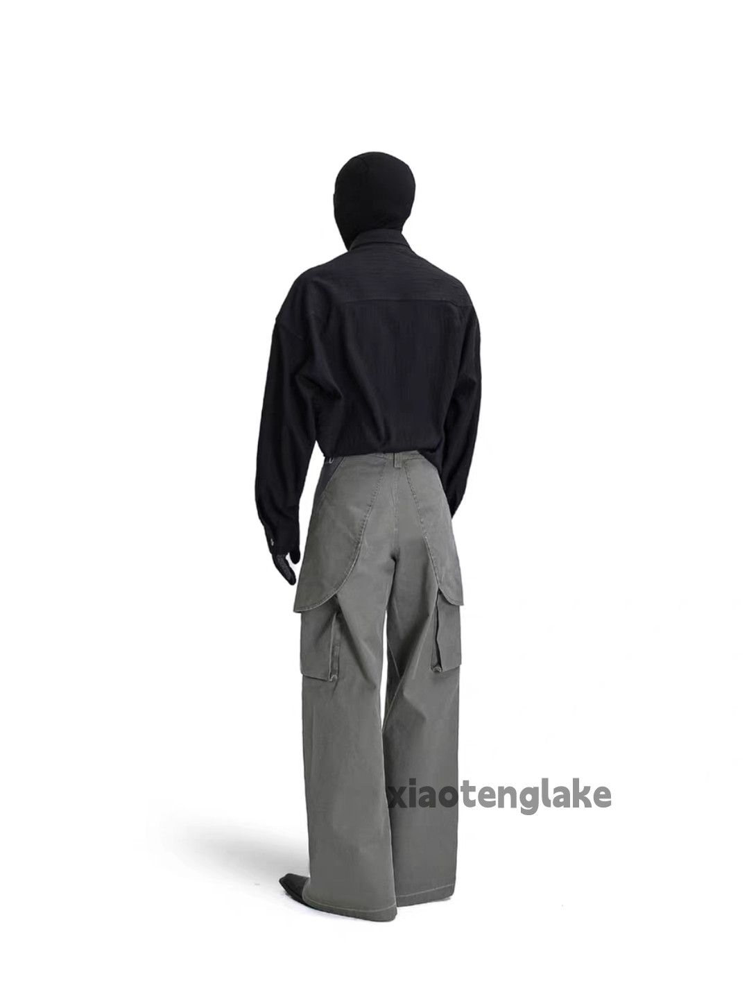 Vintage ltx vintage loose baggy skate hiphop cargo flared pants Size US 33 - 1 Thumbnail