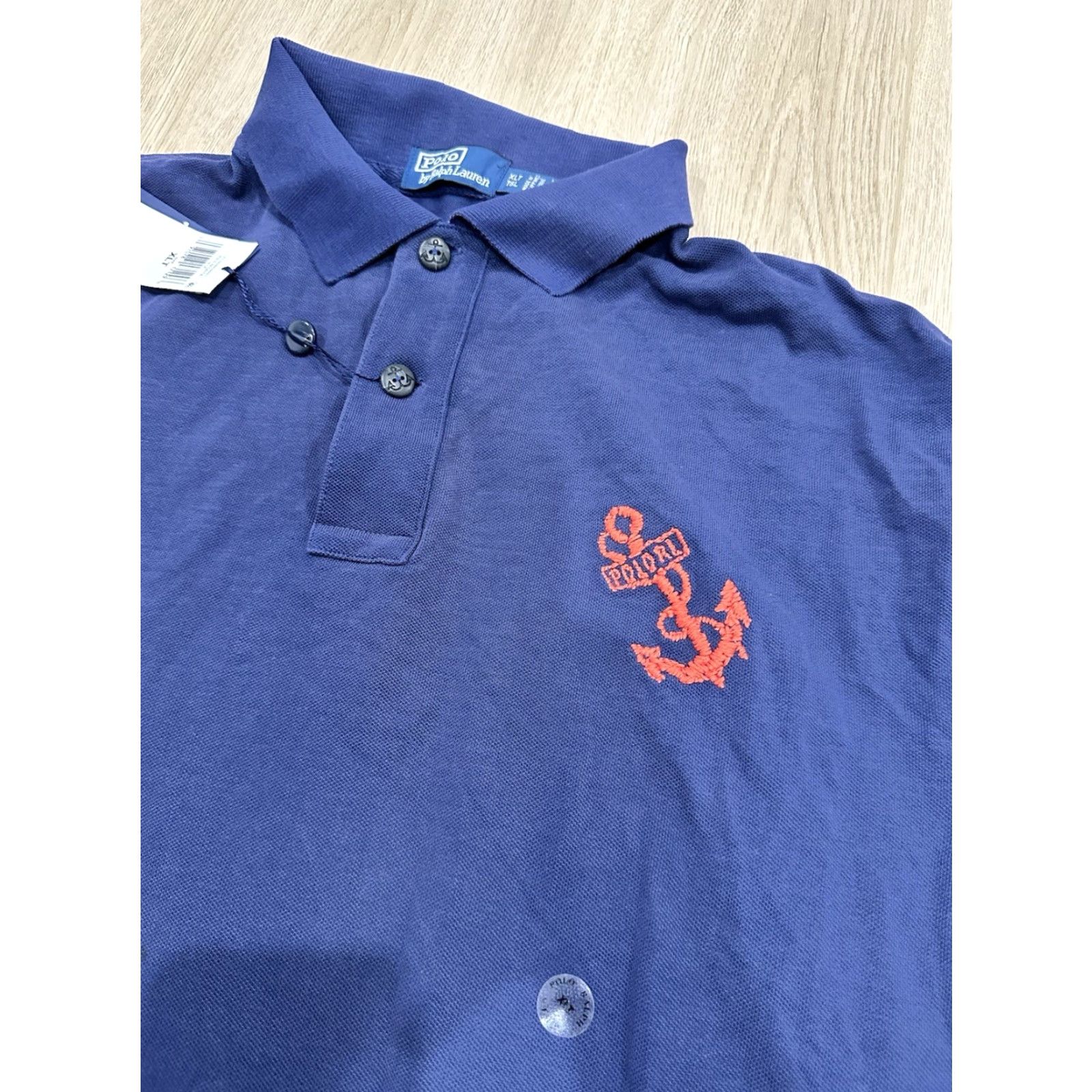 Polo Ralph Lauren Polo Ralph Lauren Polo Shirt Embroidered Anchor Navy XLT Tall Mens Shirt Size US XL / EU 56 / 4 - 4 Thumbnail