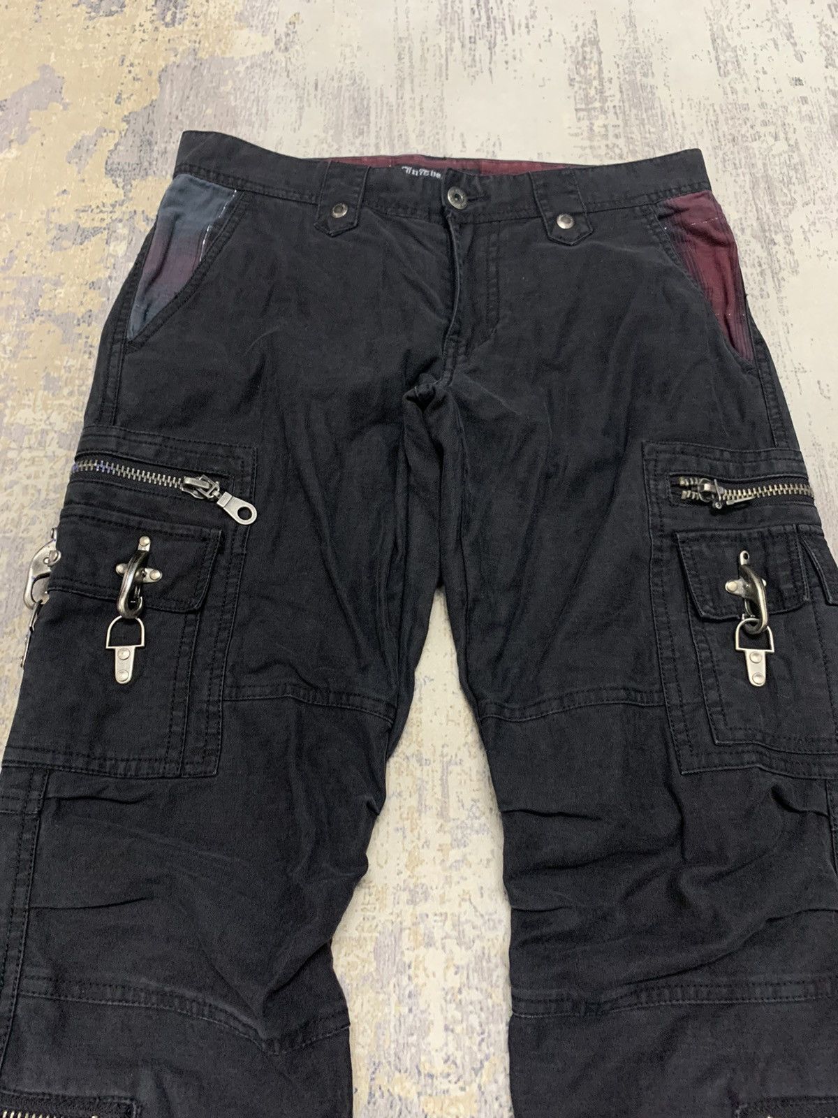 Japanese Brand In The Attic Cyber Y2K Multi-Pocket Bondage Pants Punk 30x32 Size US 30 / EU 46 - 4 Thumbnail