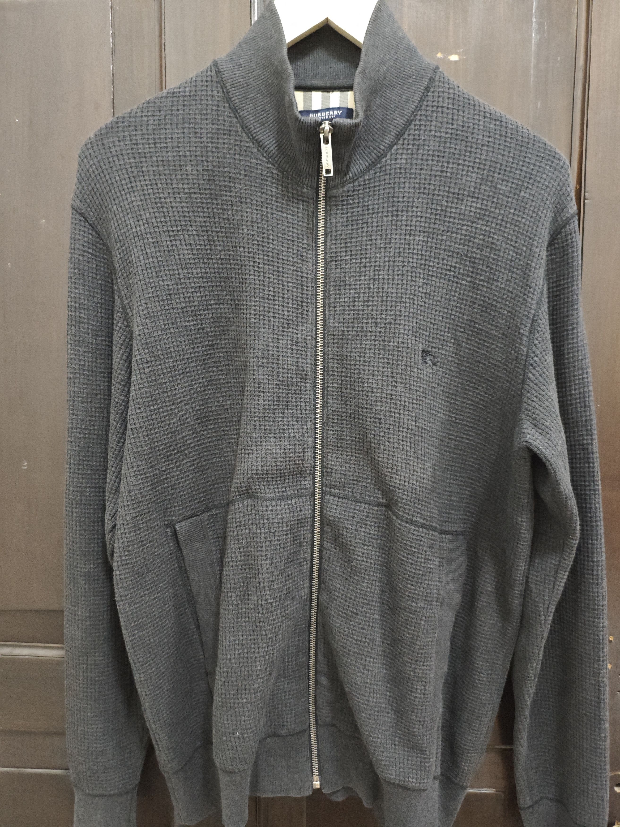 Burberry Burberry London Half Zip Grey Sweatshirt Size US M / EU 48-50 / 2 - 1 Thumbnail