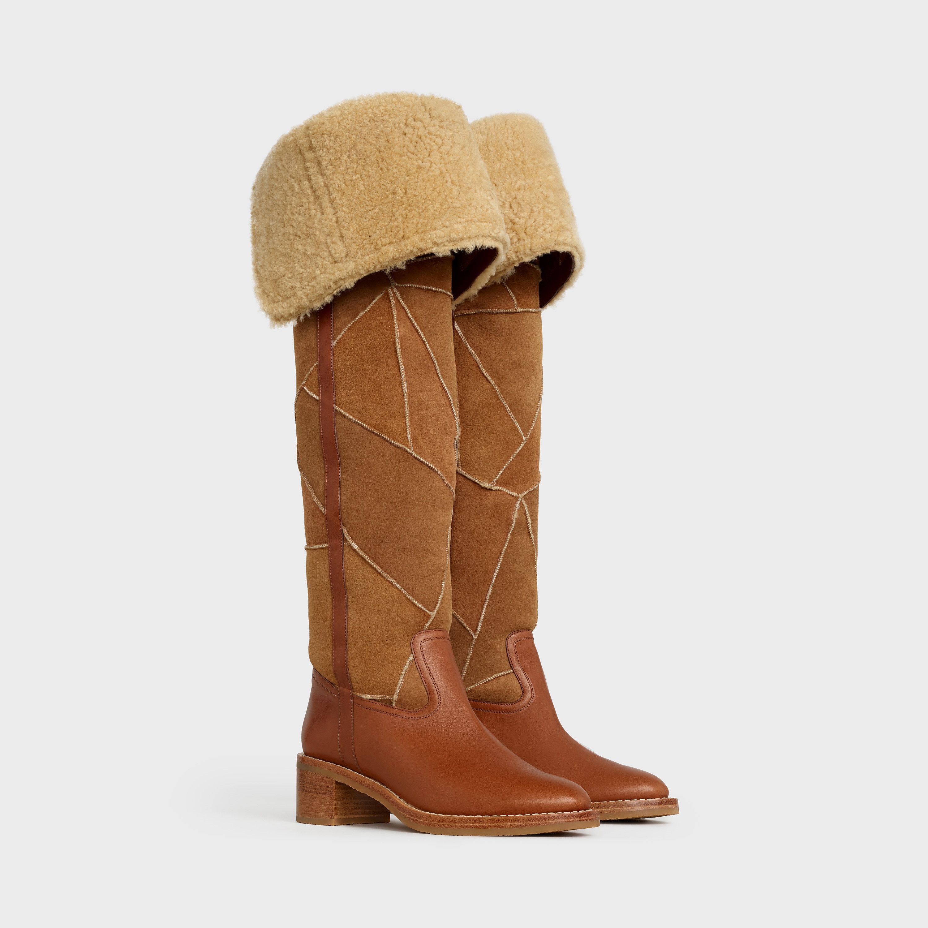 Celine o1y0725 Boots in Tan Size US 9 / IT 39 - 4 Thumbnail