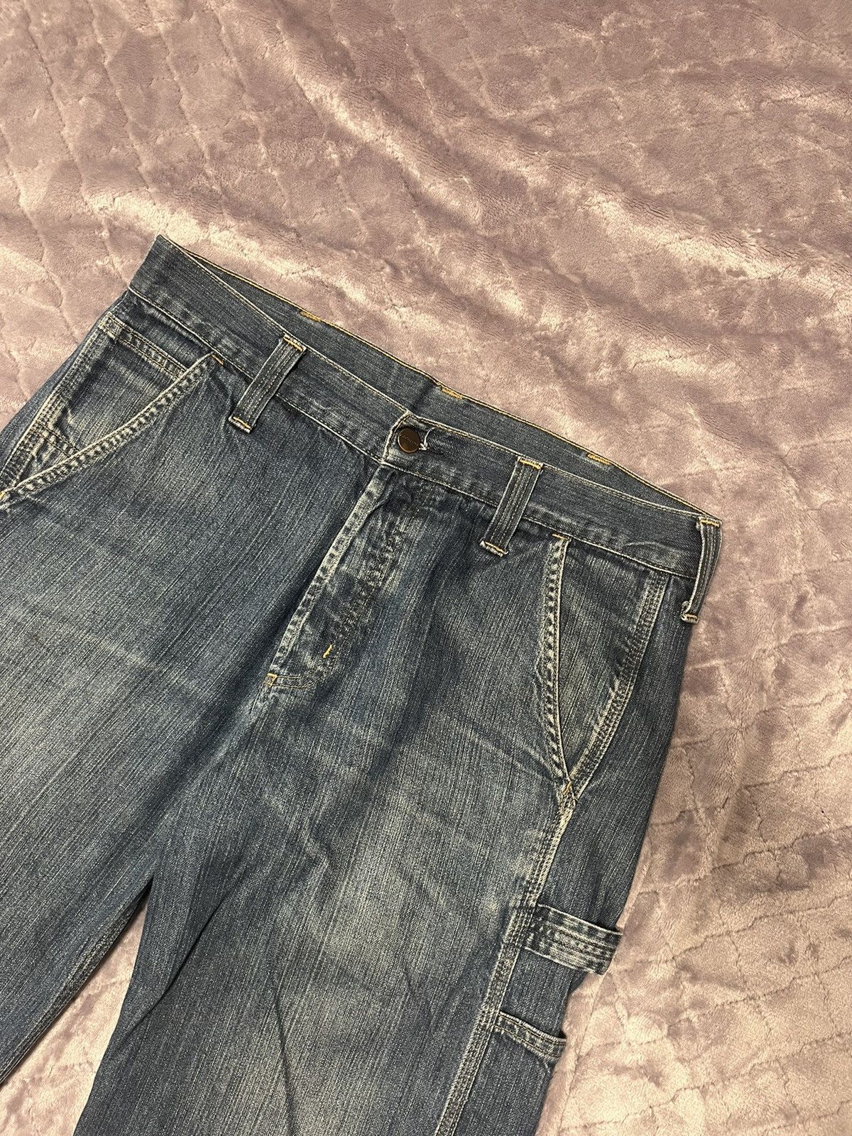Carhartt 🐬TRUE VINTAGE WORK CARHARTT DOUBLE KNEE SHORTS Size US 28 / EU 44 - 4 Thumbnail