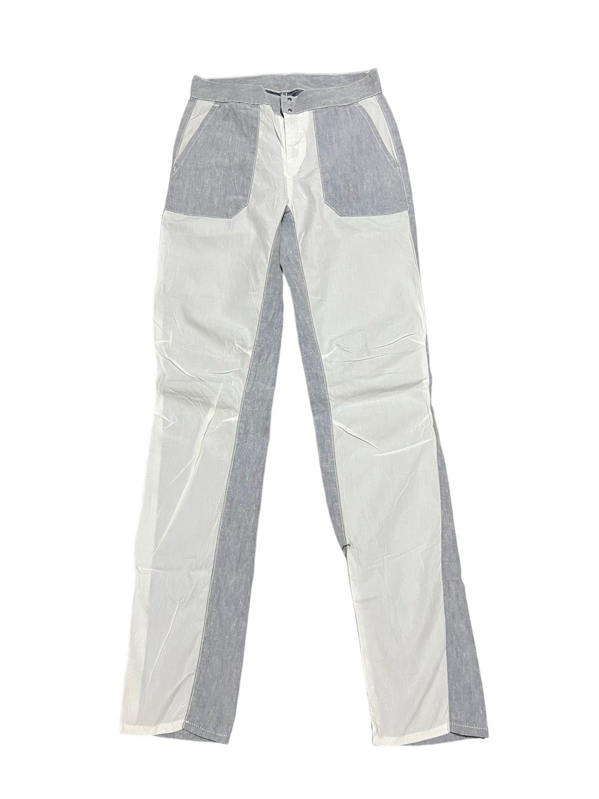 image of S/s 2013 Maison Margiela Artisanal Reversed Pants in Blue/White, Women's (Size 26)