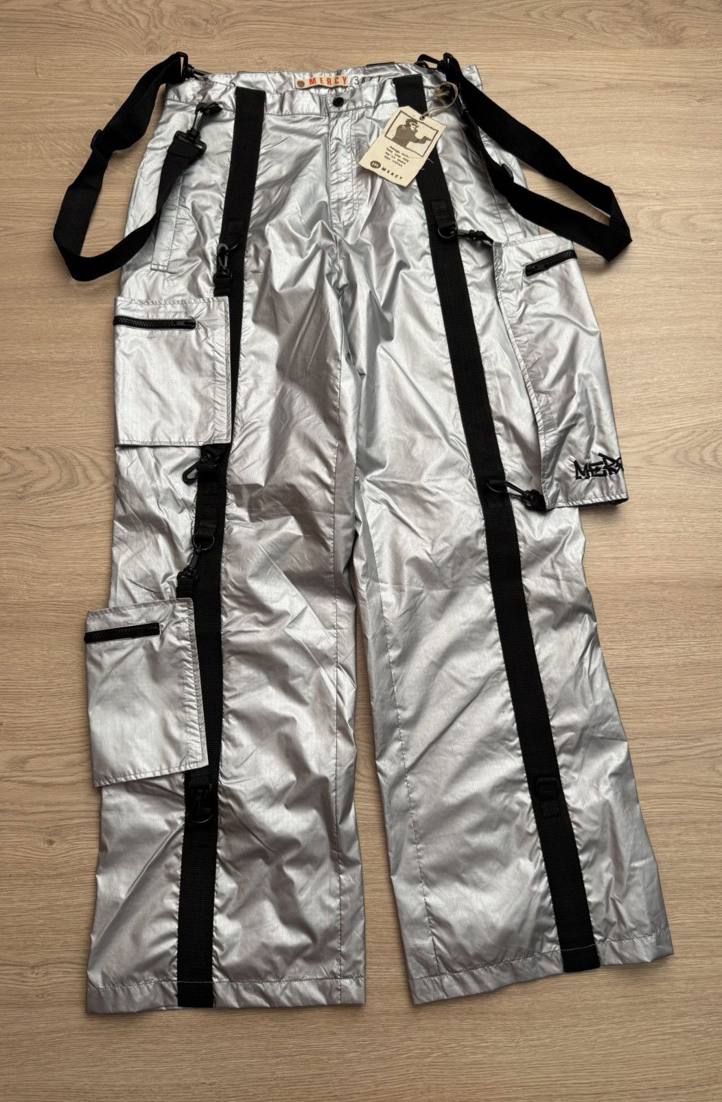 Vintage Mercy y2k Japanese Cargo Avant Garde Parachute Pants