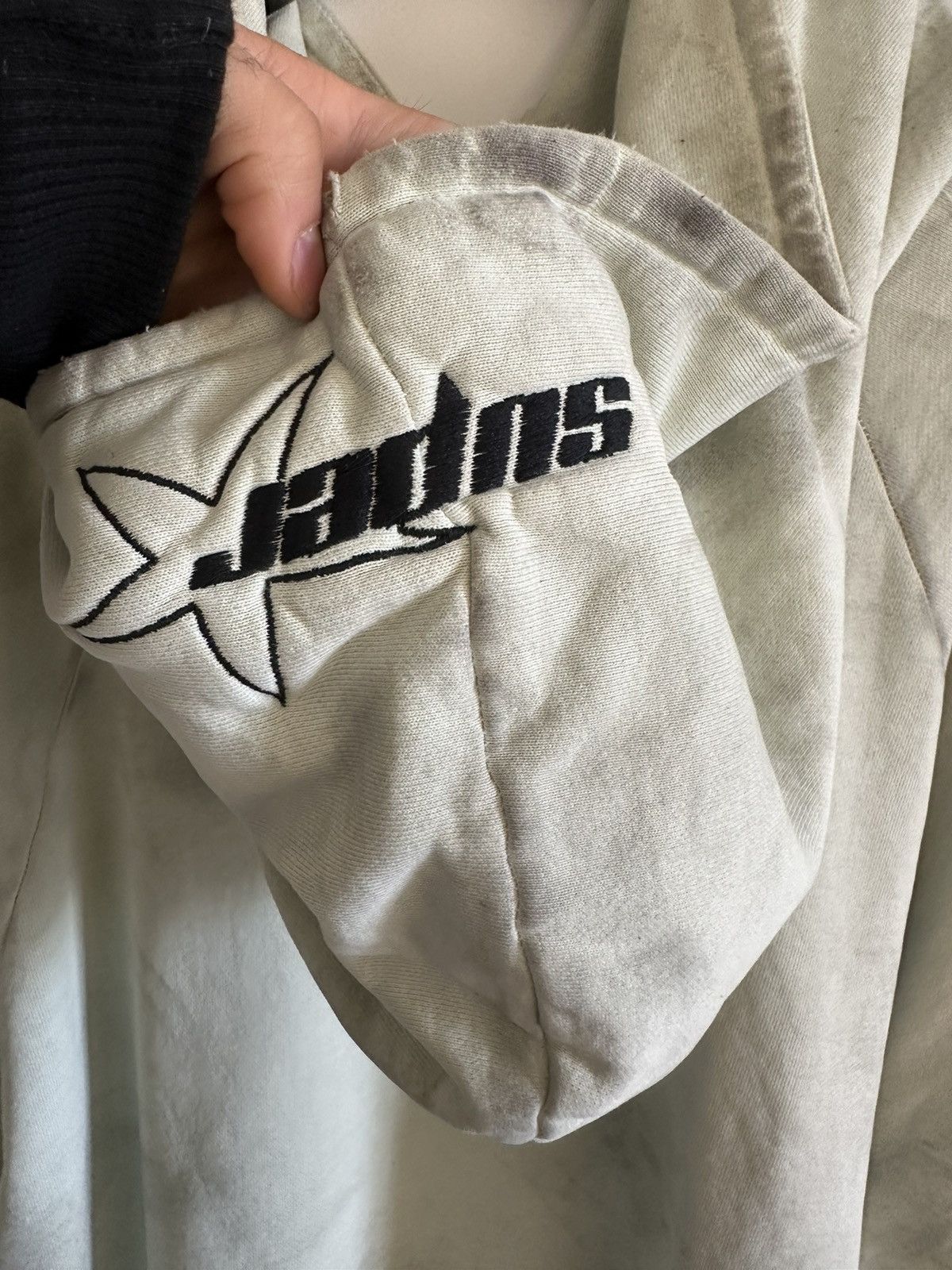 Alexander Digenova Dirty Stained Star Logo Hoodie Sample