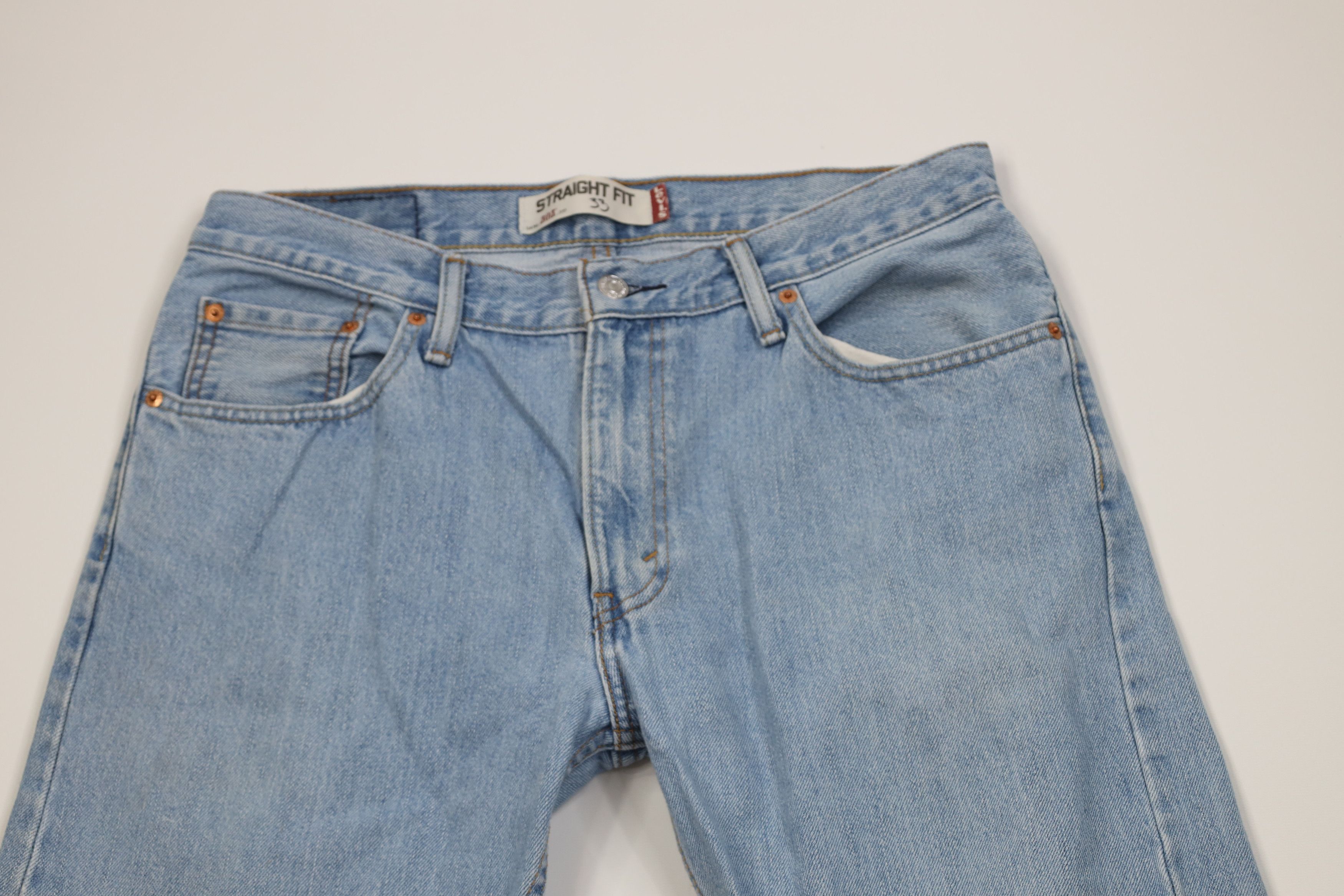 Levi's Vintage Y2K Levis 505 Regular Fit Straight Leg Denim Jeans Size US 33 - 2 Thumbnail